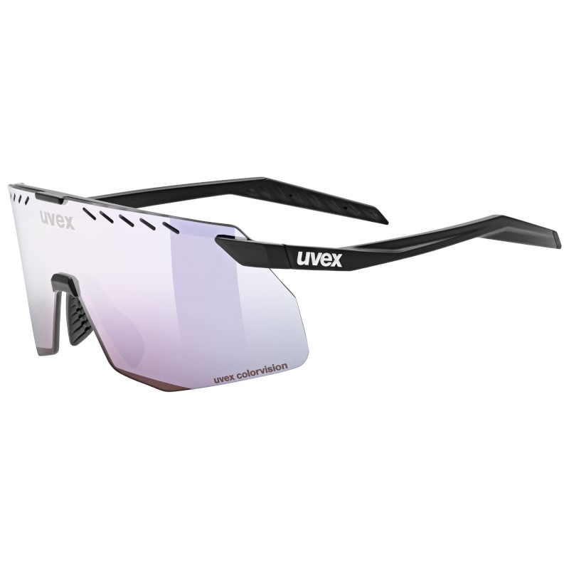Produktbild von Uvex pace stage s CV Brille - black matt/mirror pink colorvision