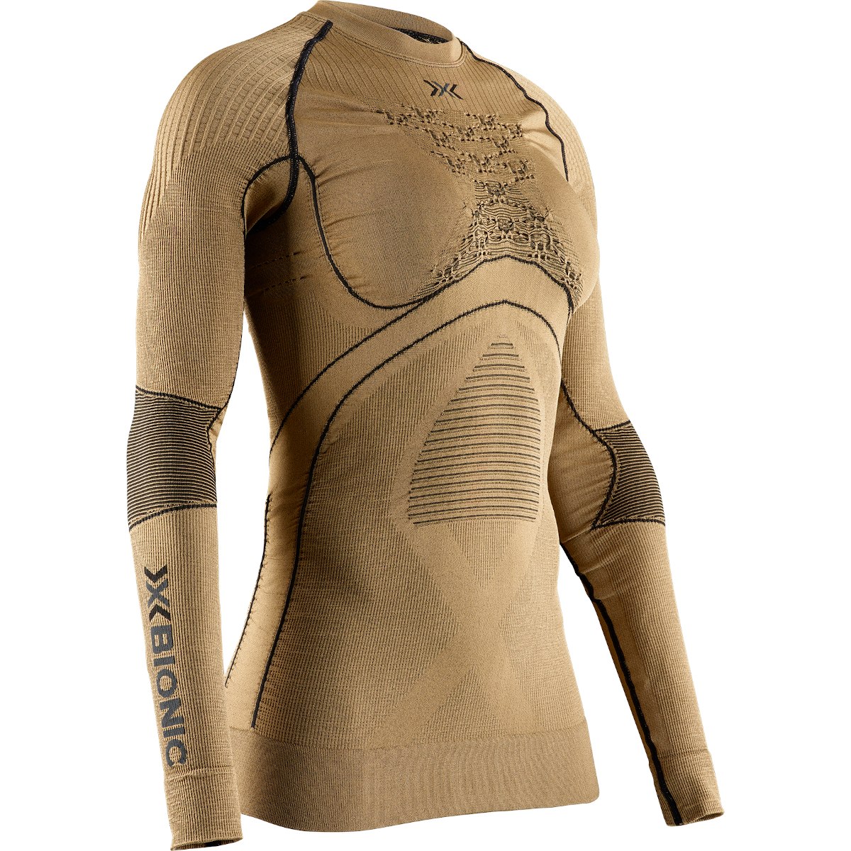 Productfoto van X-Bionic Radiactor 4.0 Onderhemd met lange mouwen Dames - gold/black