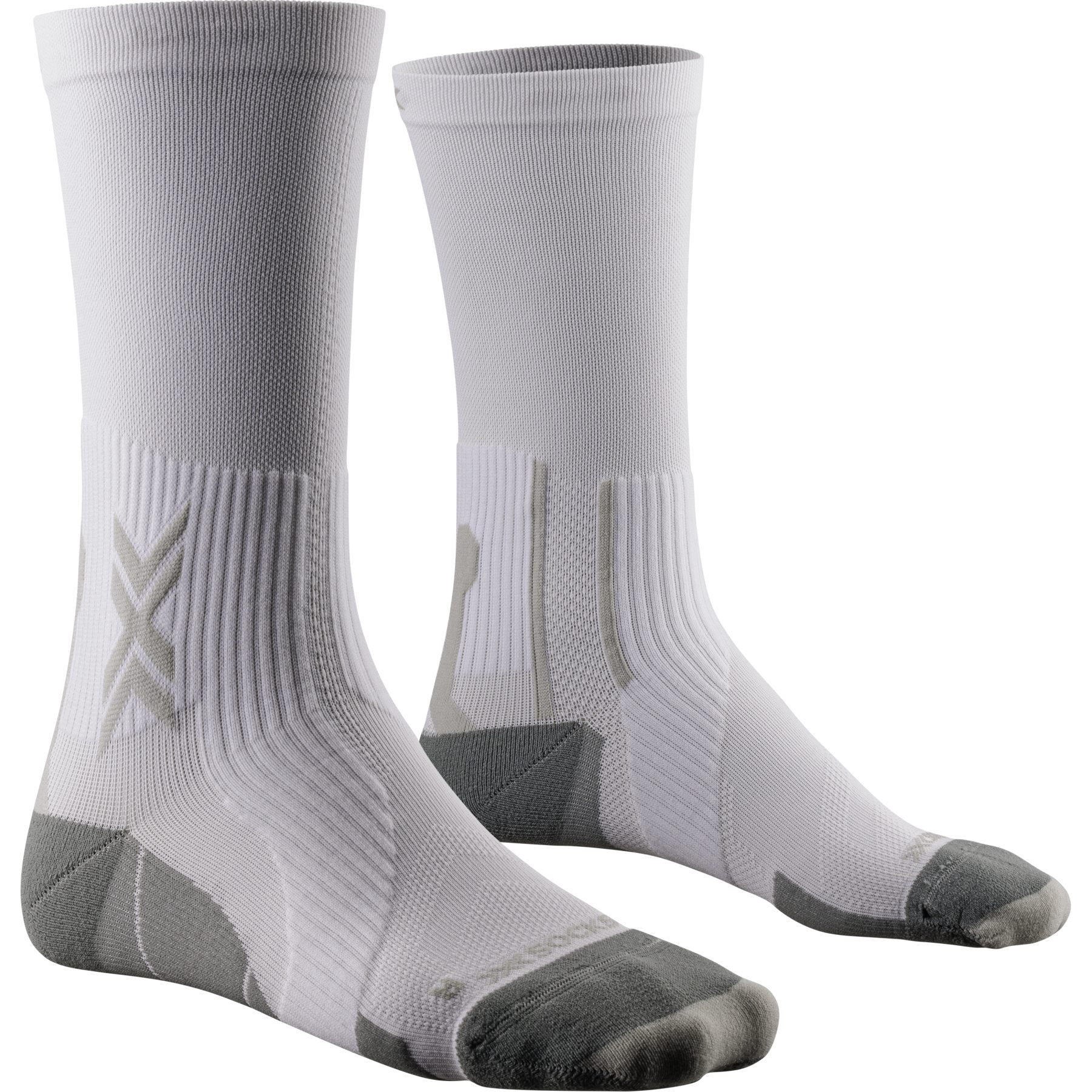 Kuva tuotteesta X-Socks Run Perform Crew Socks - arctic white/pearl grey