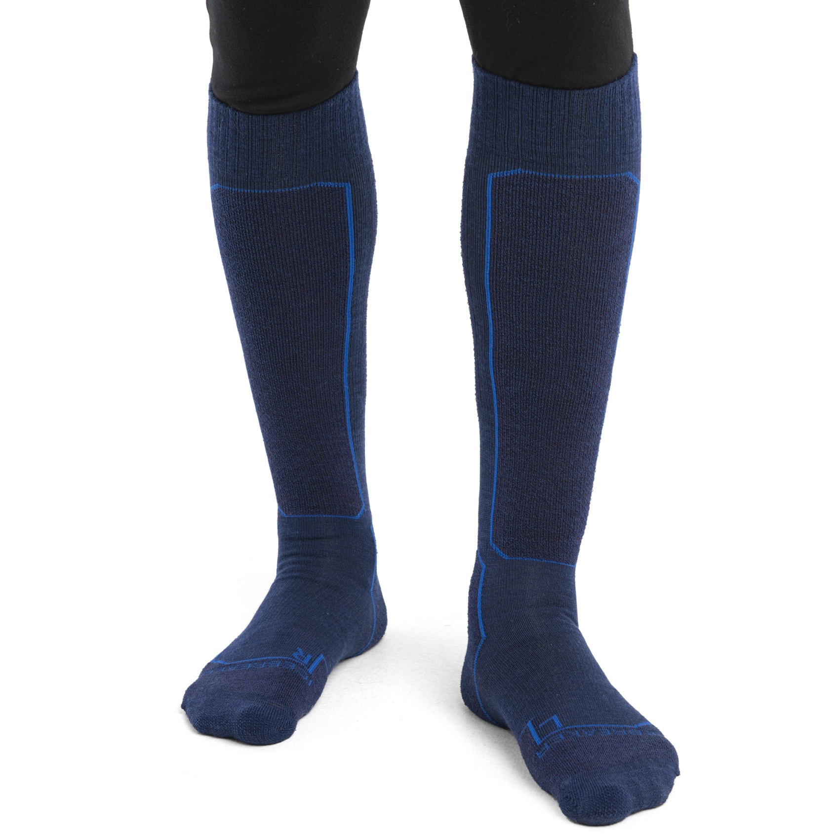 Icebreaker Calcetines Hombre - Ski+ Light OTC - Royal  Navy/Nightshade/Lazurit