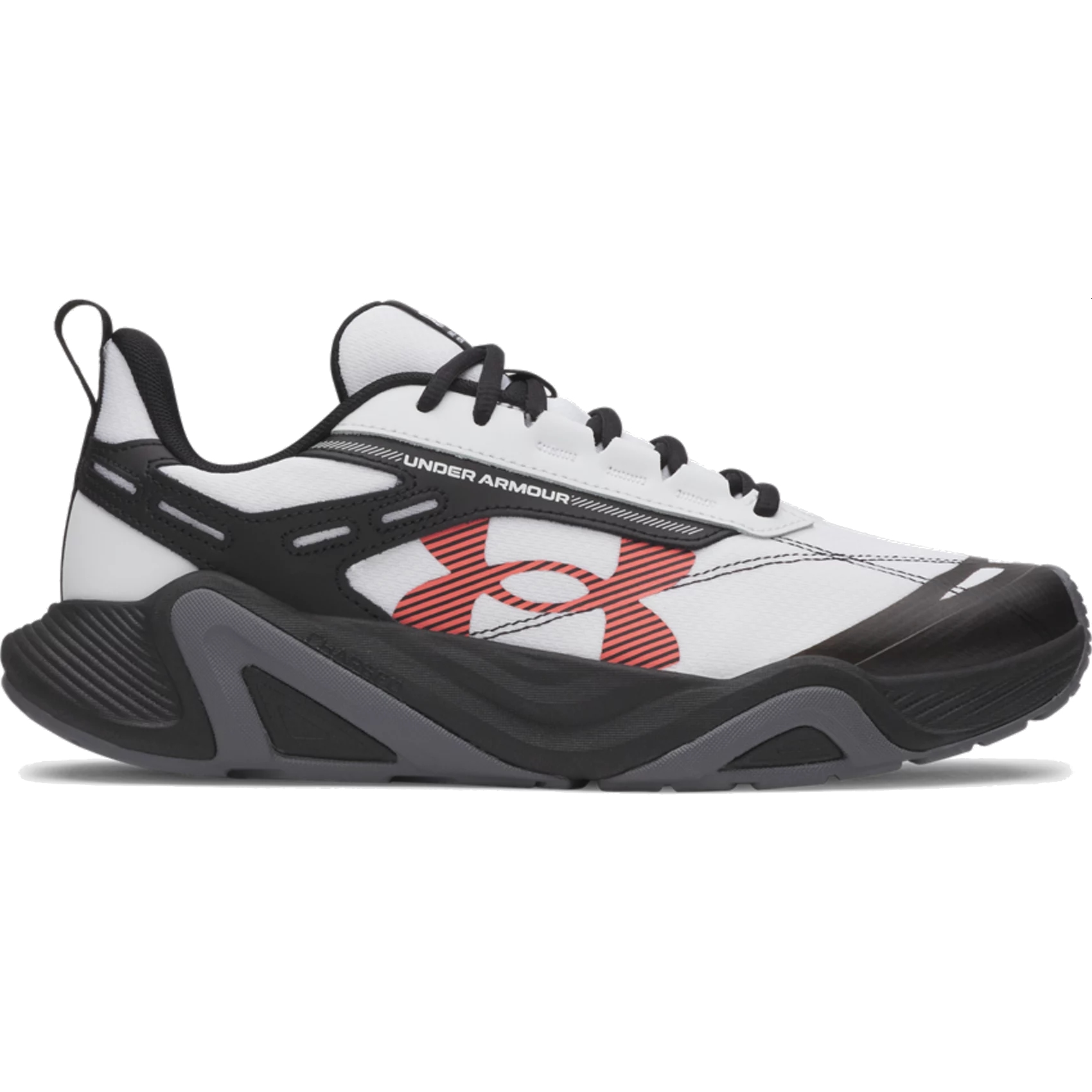 Under Armour Mens Spine Venom Running Shoes Black Red Athletic Sneakers Size 18 Size 11 - Under Armour Spine Venom 2 Black for sale online  main image 4