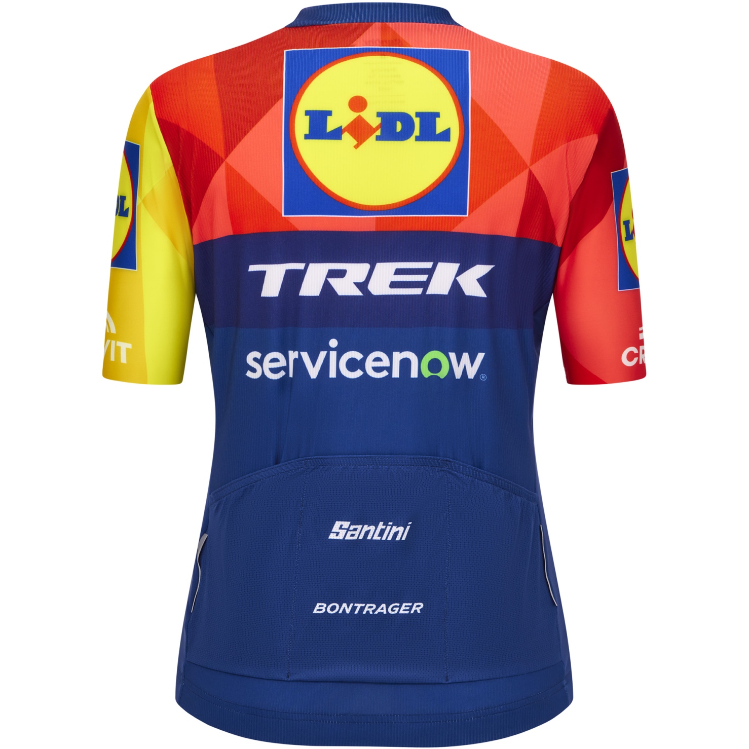 Santini Team Lidl-Trek 2026 Fan Line Cycling Jersey Women