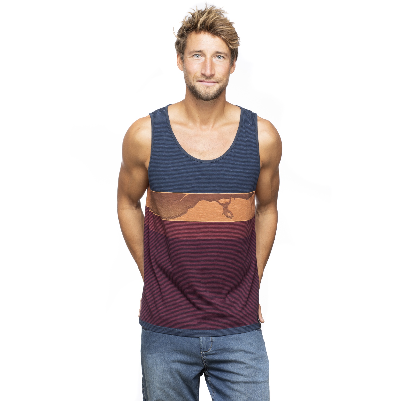 Produktbild von Chillaz Palau Climbing Tanktop Herren - multicolor red