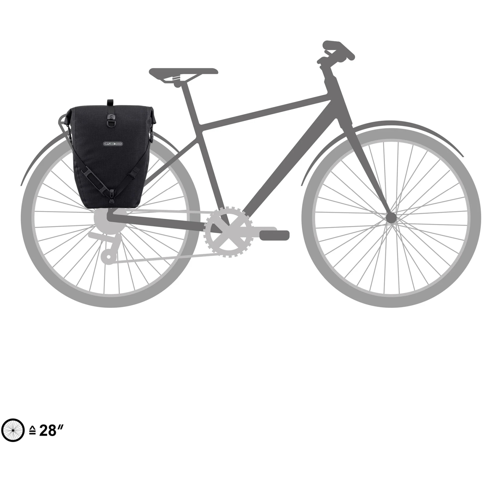 ORTLIEB Alforja Back-Roller High Visibility 20L