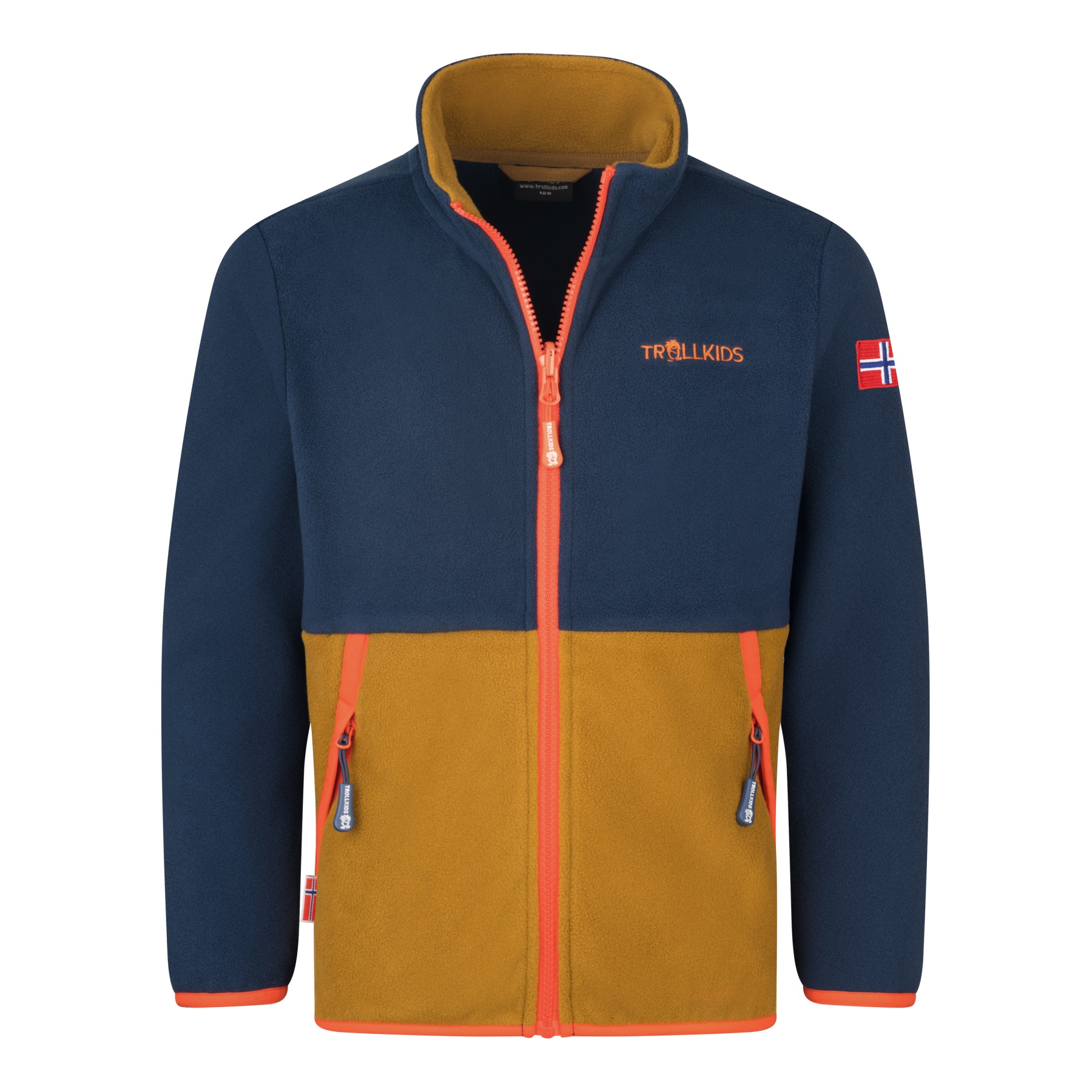 Trollkids Kjerag 3in1 Jacket Kids Bronze/Mystic Blue/Black BIKE24