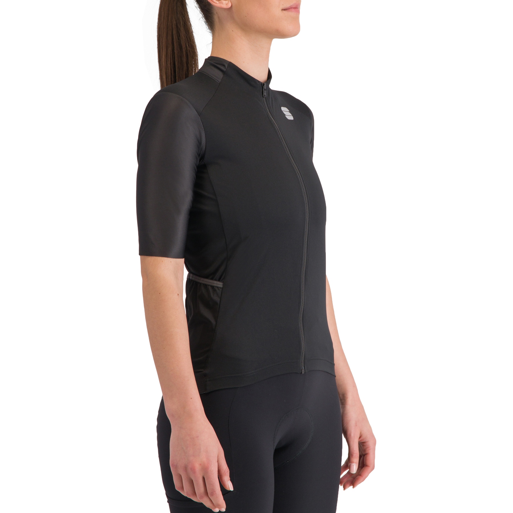 Productfoto van Sportful Supergiara Fietsshirt Dames - 002 Zwart