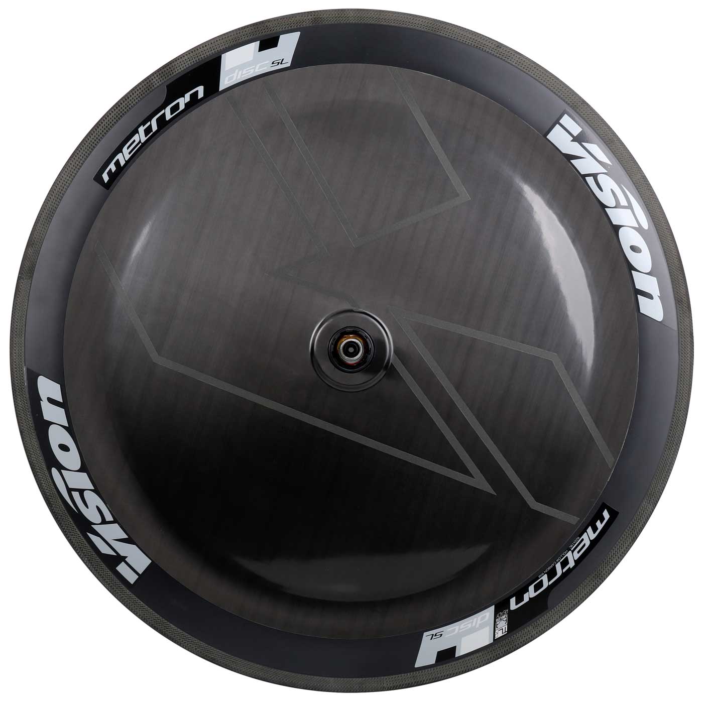 Photo produit de Vision Metron Disc Carbon Rear Wheel - Clincher - QR - black