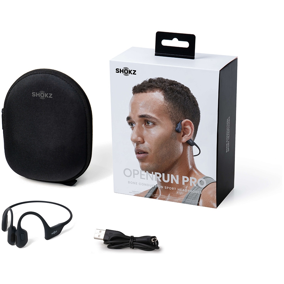 Shokz OpenRun Pro mini Knochenschall-Sport-Kopfhörer - Schwarz 