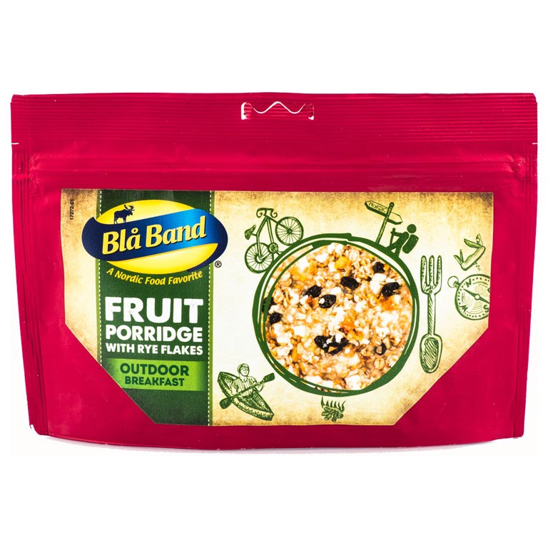 Picture of Blå Band Fruit Porridge with Rye Flakes - Outdoor Breakfast - 141g
