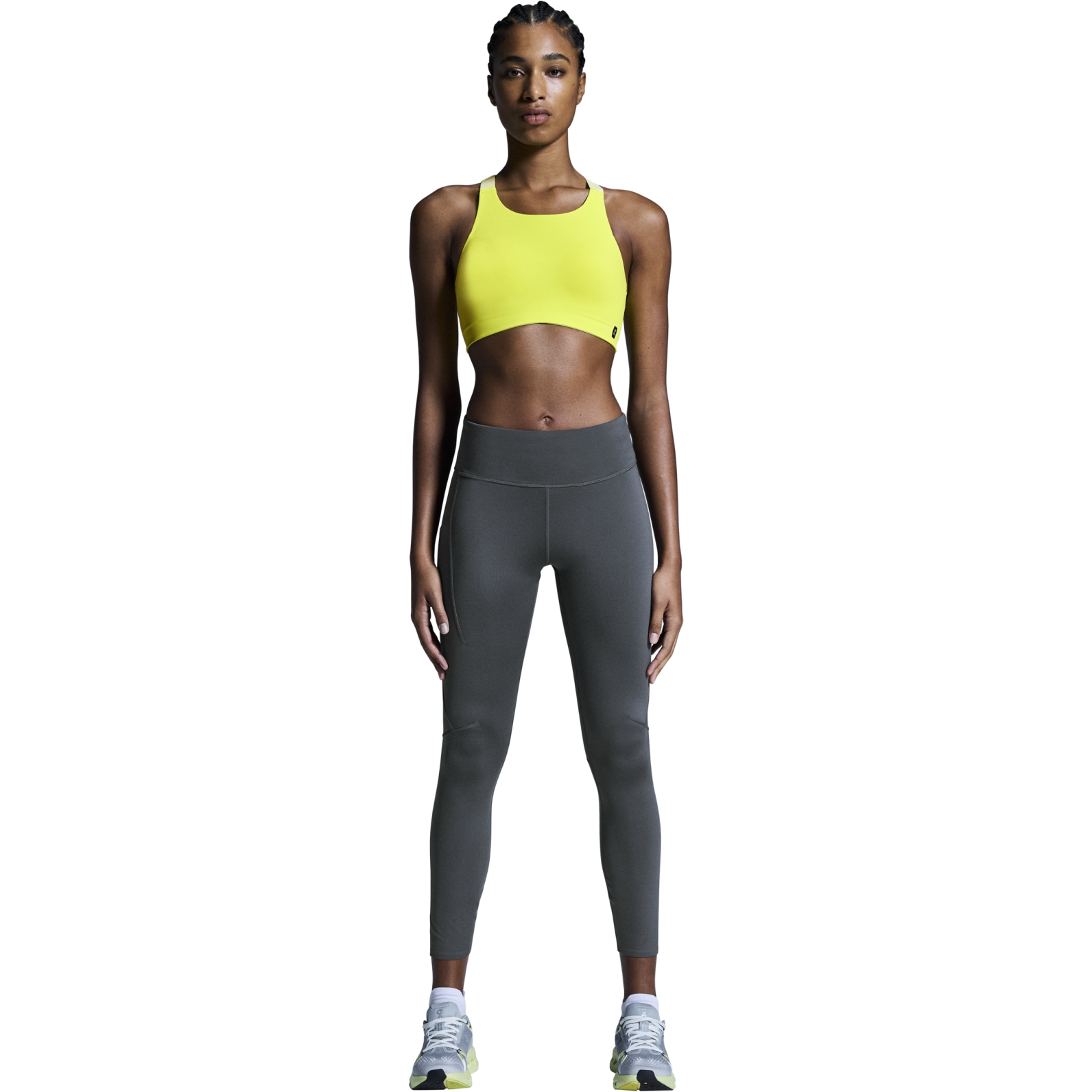 レッグウェア On Performance Tights Eclipse S Size Women's Performance Tights 7/8 | Grey | On United States