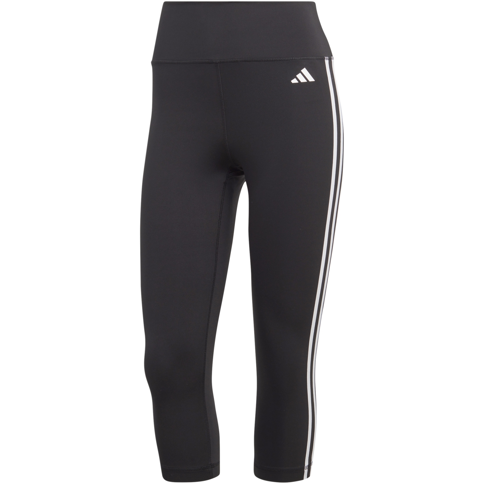 Picture of adidas Train Essentials 3-Stripes High-Waisted 3/4 Leggings Women - black HT5437