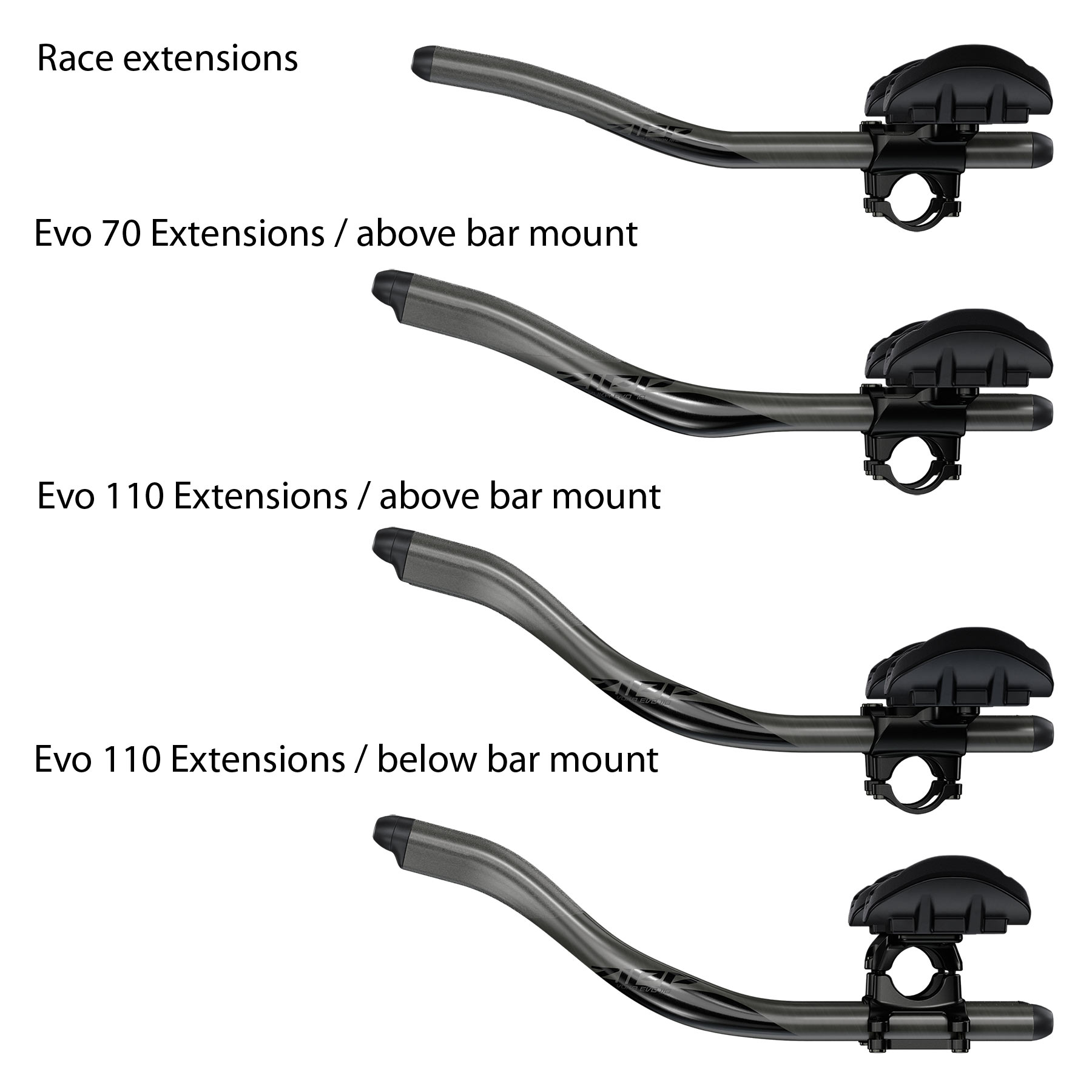 ZIPP Vuka Clip incl. Carbon Extensions - black | BIKE24