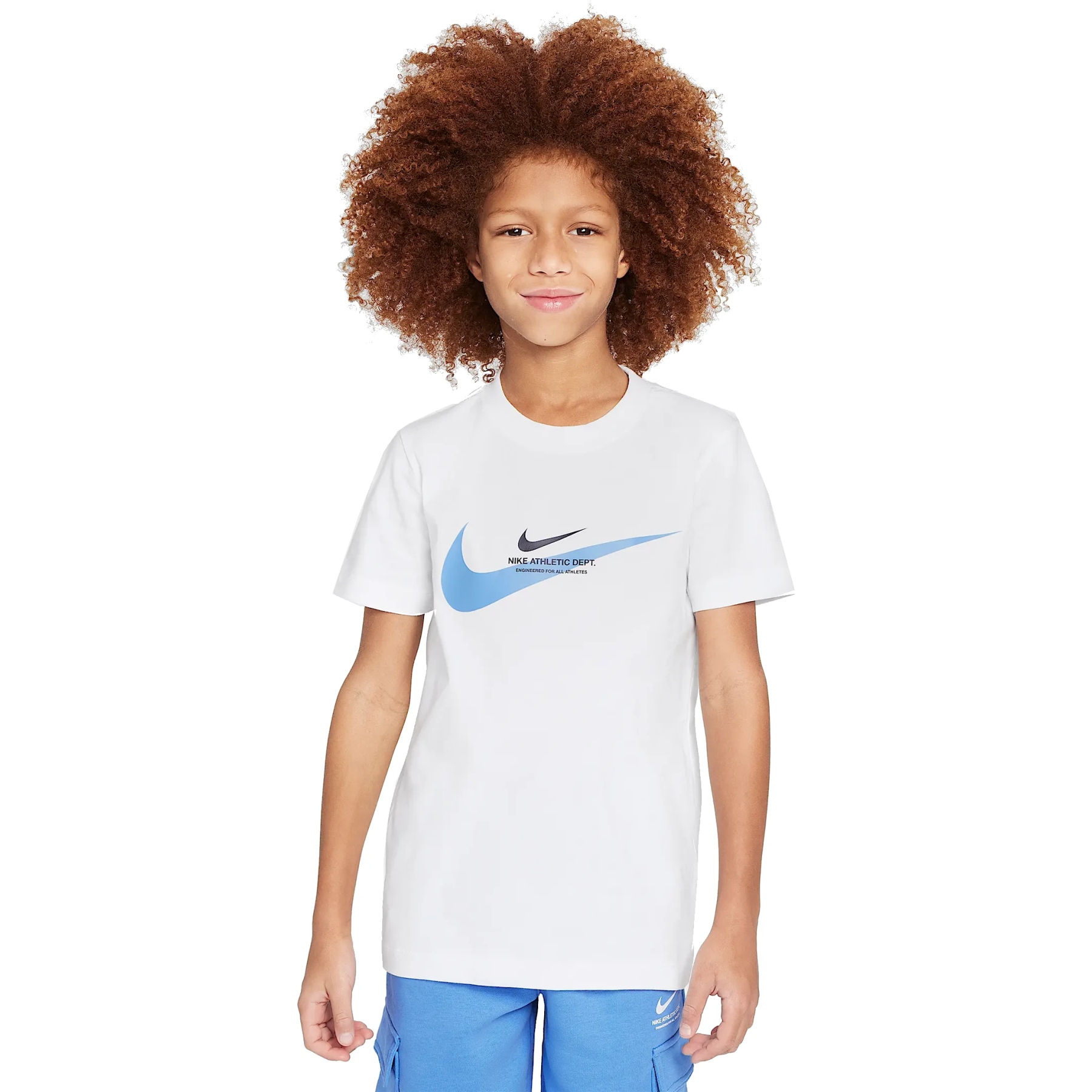 Produktbild von Nike Sportswear T-Shirt mit Grafik für ältere Kinder - white/blue beyond HV6970-101