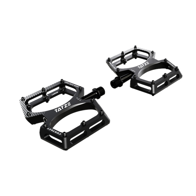 Productfoto van Tatze CONTACT CNC Large Platformpedalen - zwart