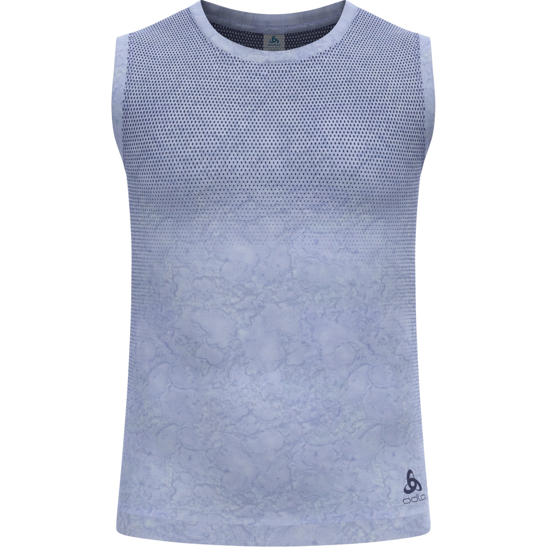 Immagine prodotto da Odlo Base Layer senza Maniche Uomo - Performance Light Rain-Dye - skipper blue