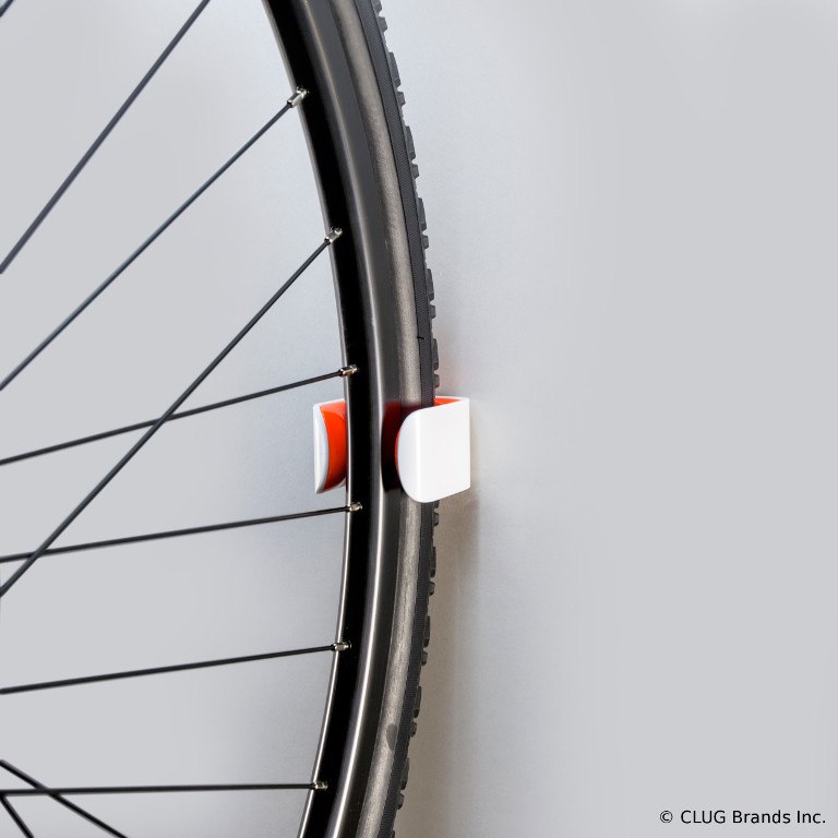 Hornit CLUG Hybrid Porte-Vélo Mural (33-43mm / 1.3-1.7) - blanc-noir