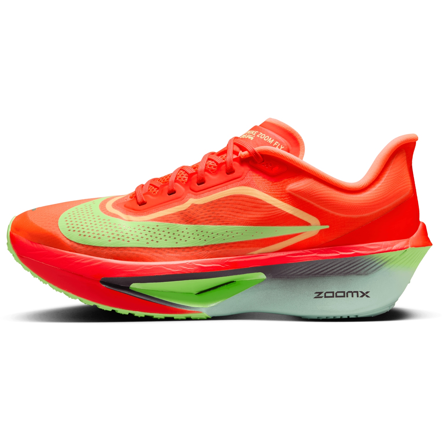 Productfoto van Nike Zoom Fly 6 Hardloopschoenen Heren - bright crimson/cave purple-lime blast FN8454-601