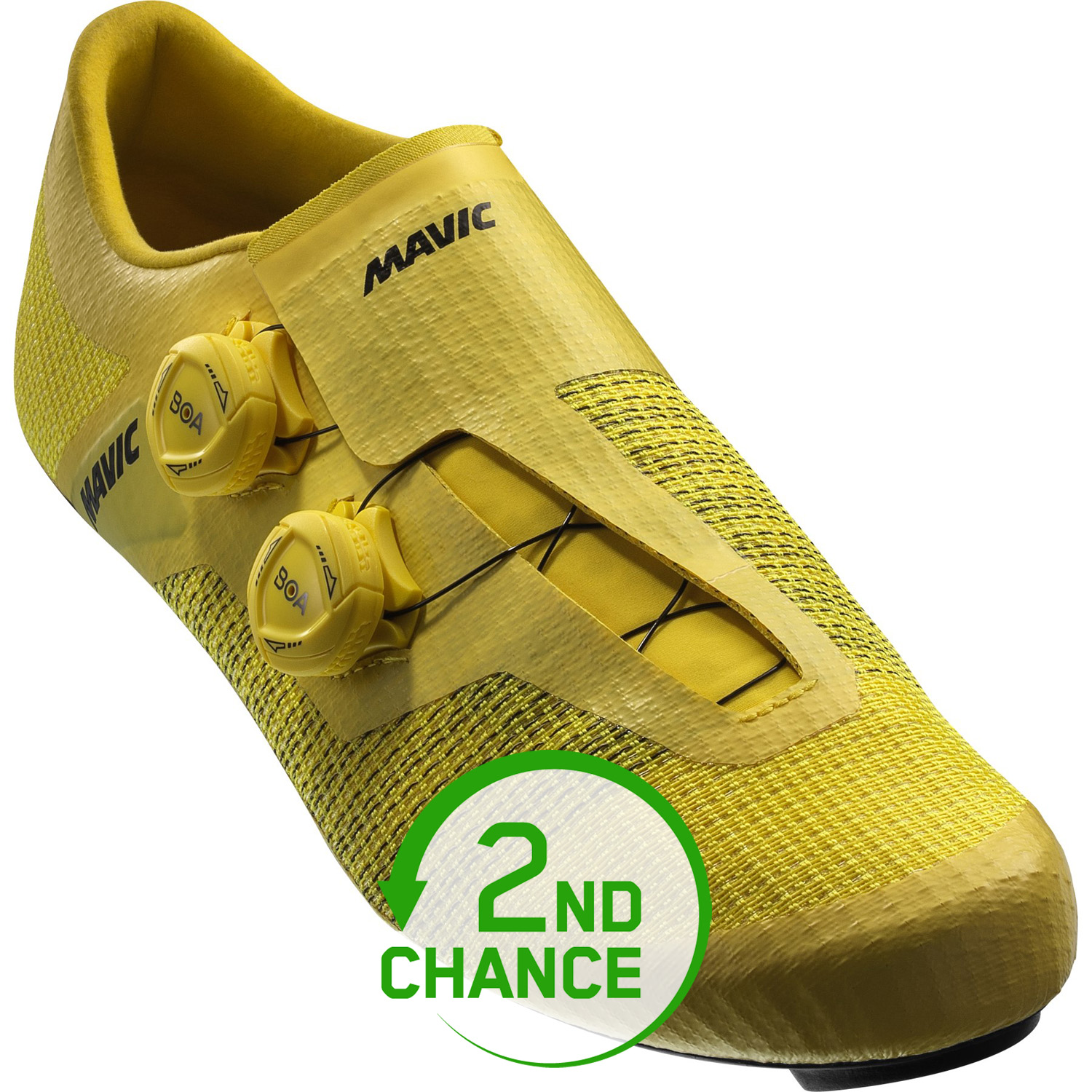 Picture of Mavic Cosmic Ultimate III Cycling Shoes - yellow mavic/yellow mavic/black - 2nd Choice