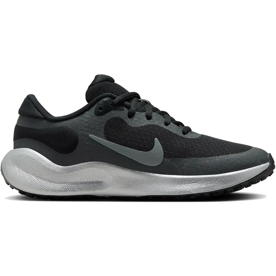 Nike Revolution 7 SE Laufschuhe Kinder black metallic silver anthracite FZ4805 001