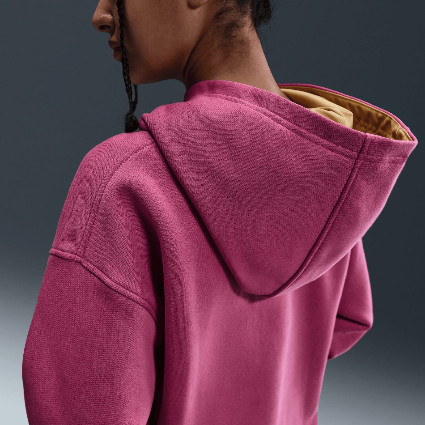 nike metallic pastel hoodie