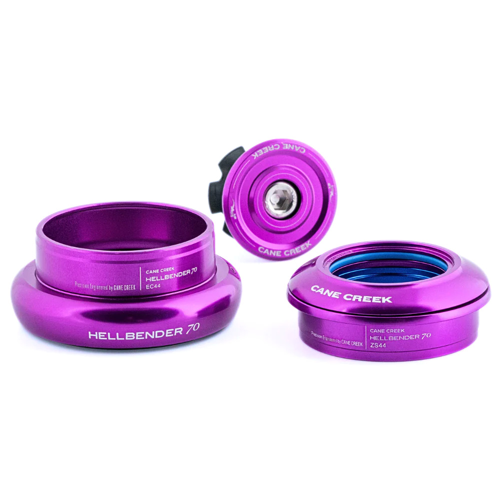 Bild von Cane Creek Hellbender 70 Mid-Range Steuersatz - Tapered - ZS44/28.6 | EC44/40 - lila