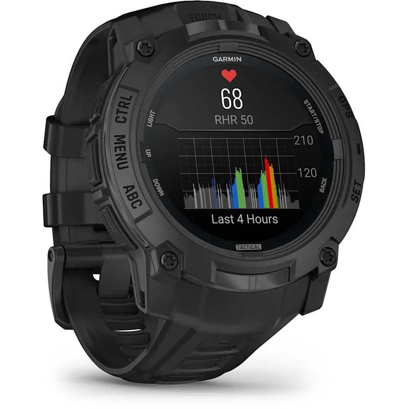 Garmin Instinct 3 AMOLED Tactical GPS Smartwatch - 50mm - black