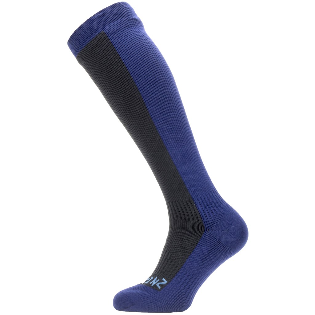 Produktbild von SealSkinz Wasserdichte, knielange Socken für kaltes Wetter - Black/Navy Blue