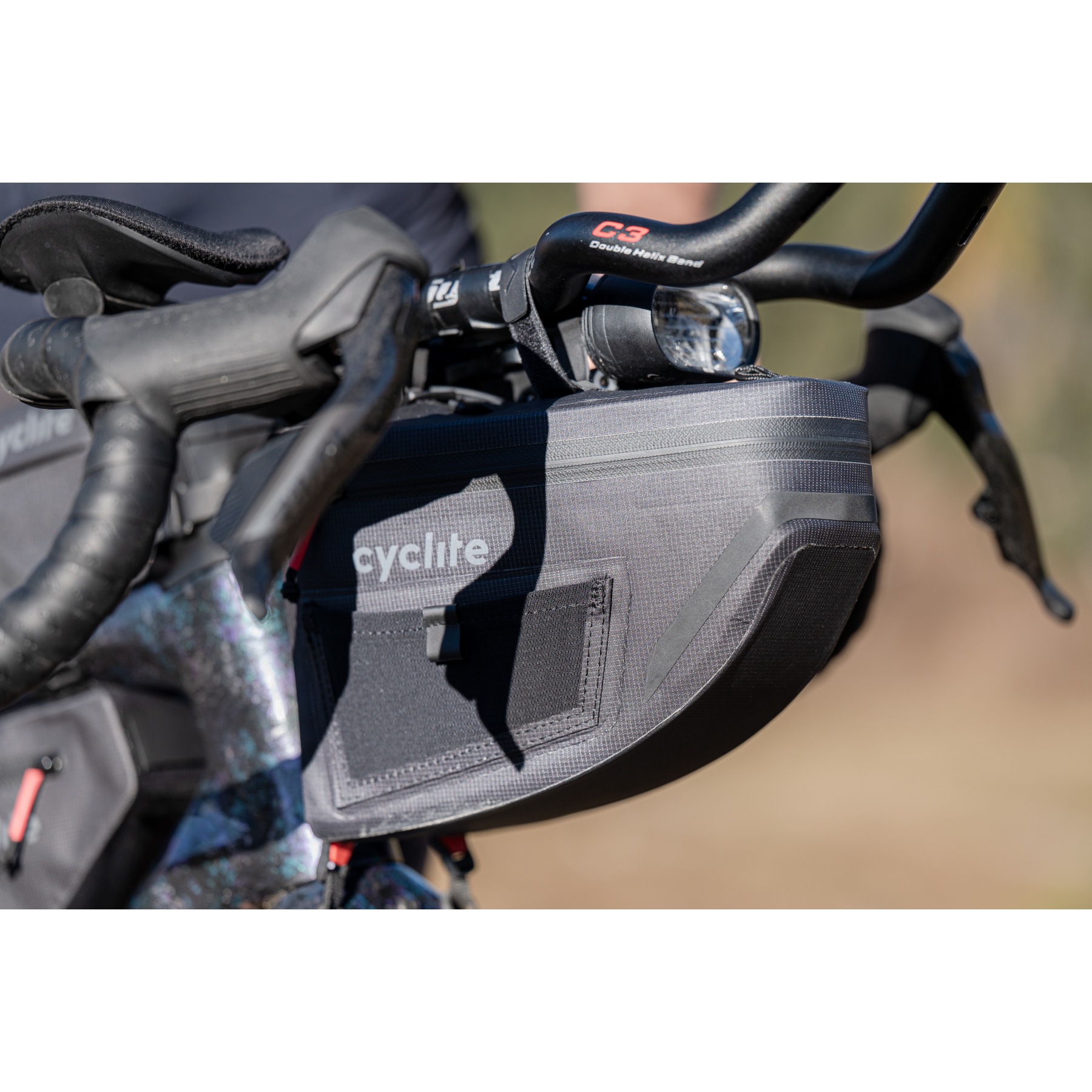 Cyclite Handle Bar Aero Bag / 02 Lenkertasche - 4,9L - Hellgrau | BIKE24 AT