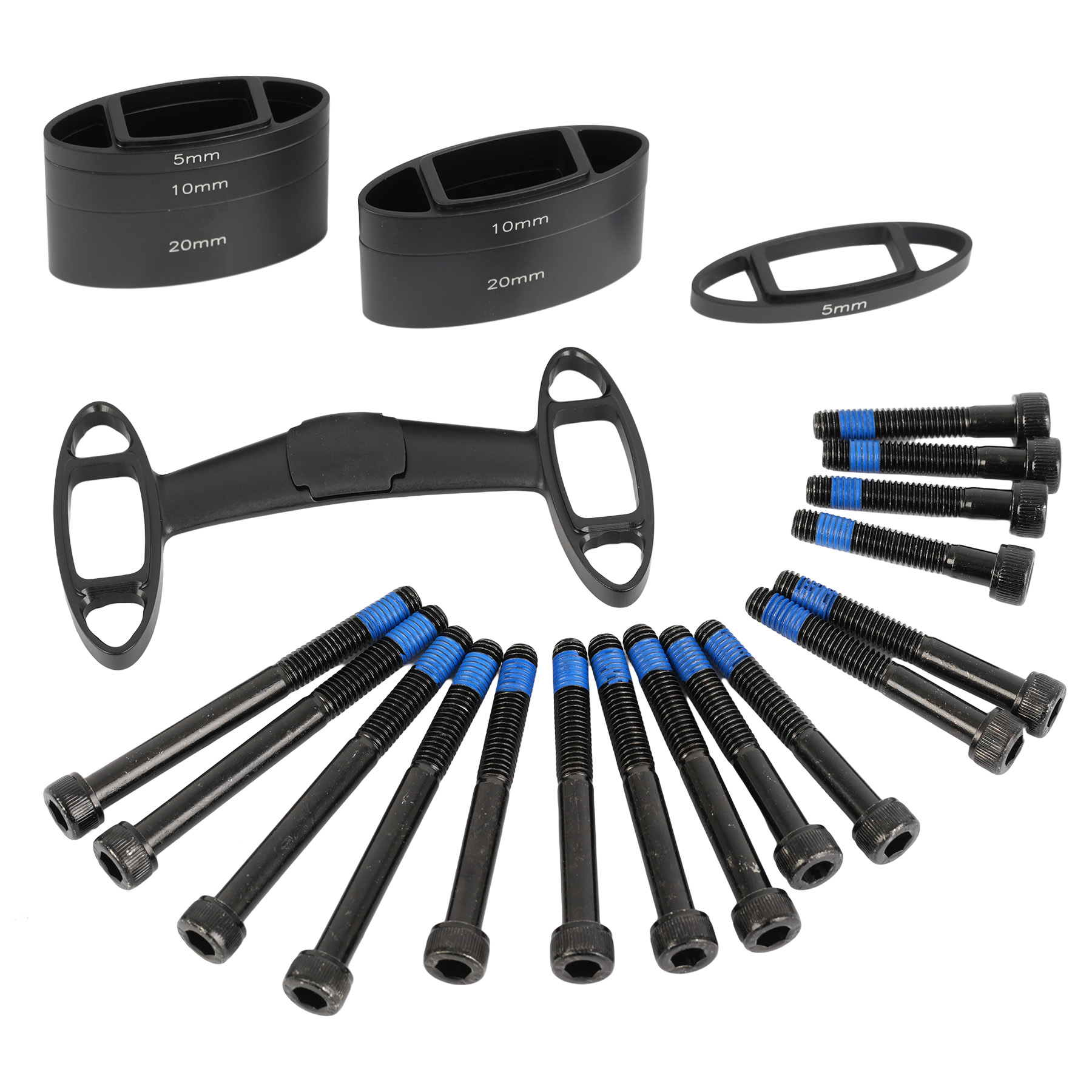 Race Face A20111 – Kit Distanziale Mandrino E Ricostruzione DH/FR, Unisex, Nero