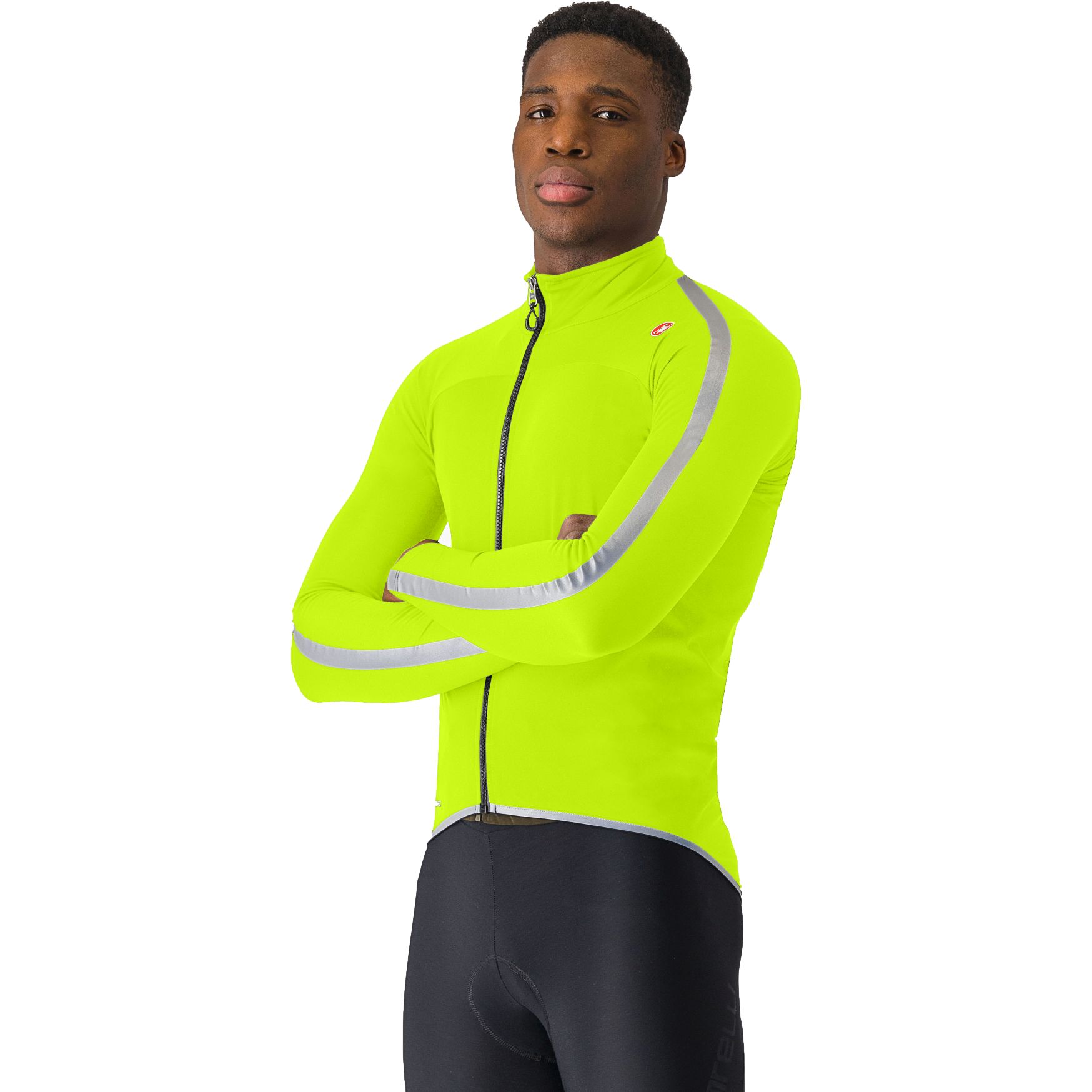 Photo produit de Castelli Veste Imperméable Homme - Ultra - electric lime/silver reflex 383