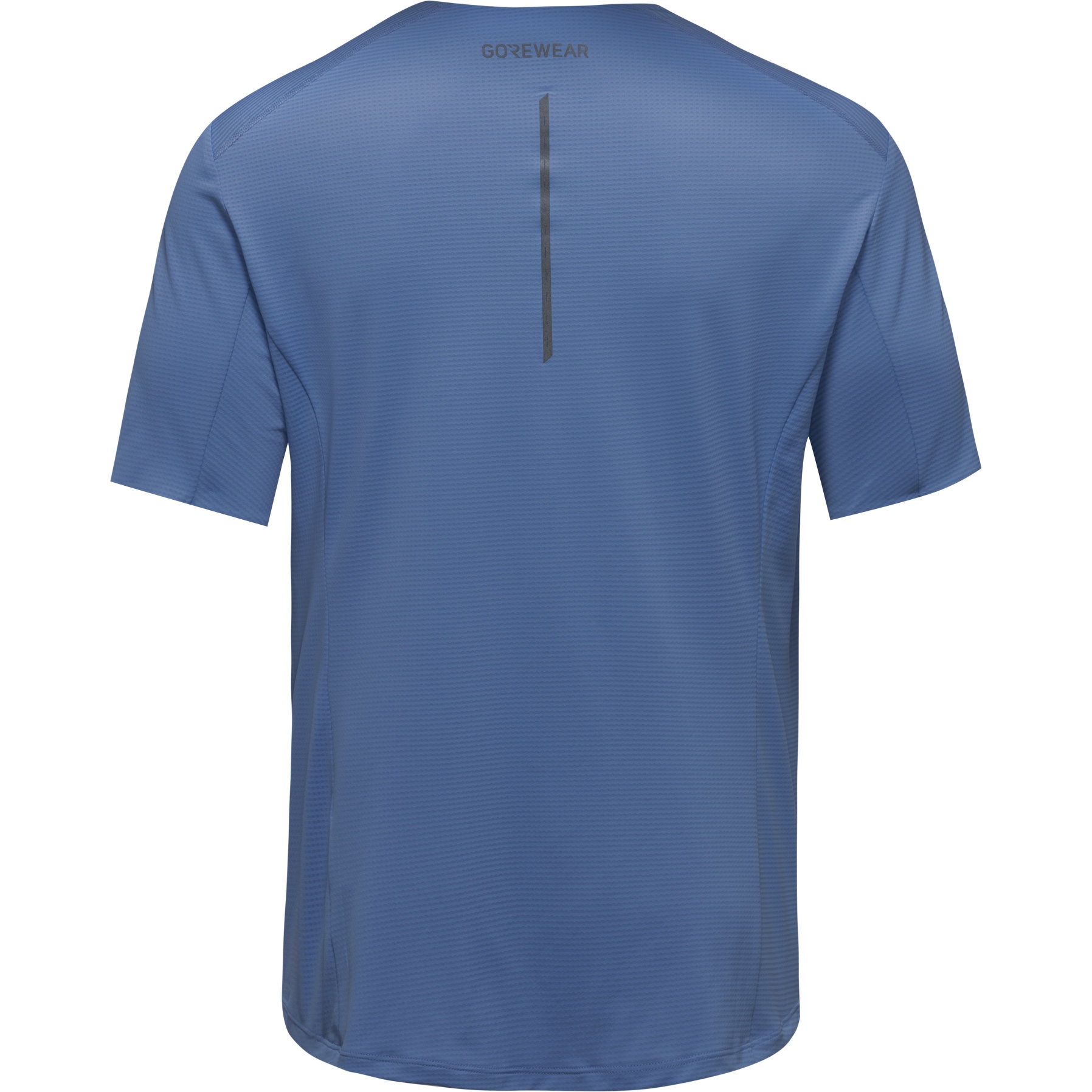 T-shirt De Running GORE Running Wear Homme - Bleu - Taille L - Manches Courtes