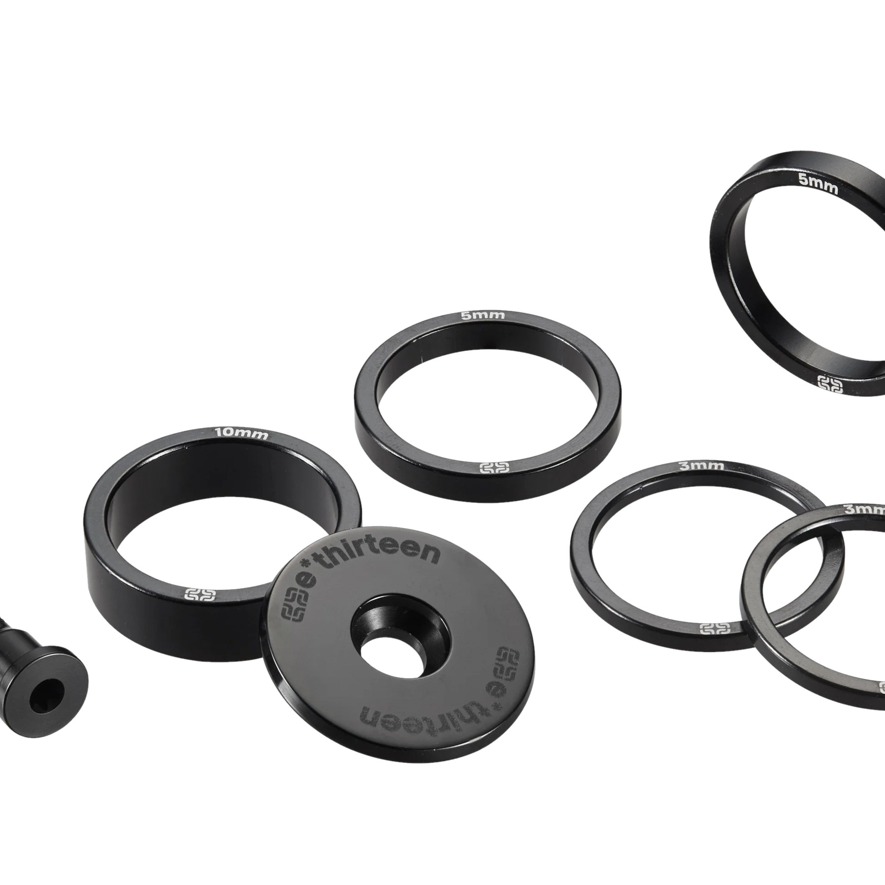 Picture of e*thirteen Ahead Cap + Spacer Kit - black