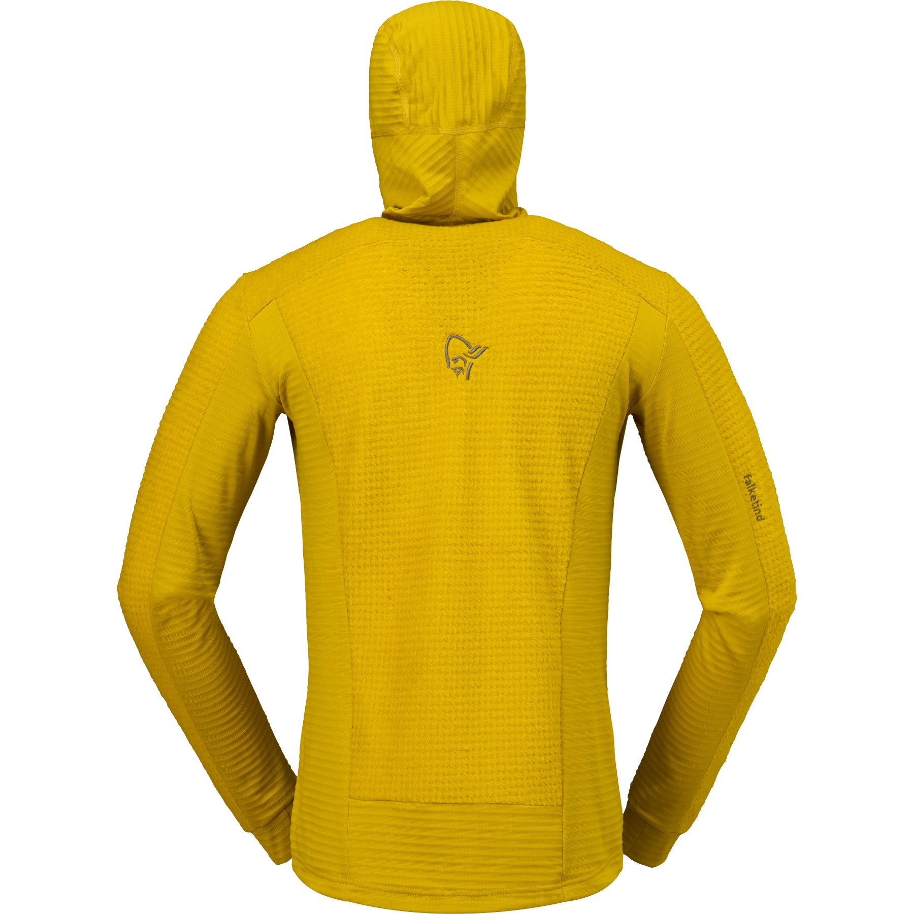 Norrona falketind Alpha120 Zip Hood Jacket Men - Golden Palm | BIKE24