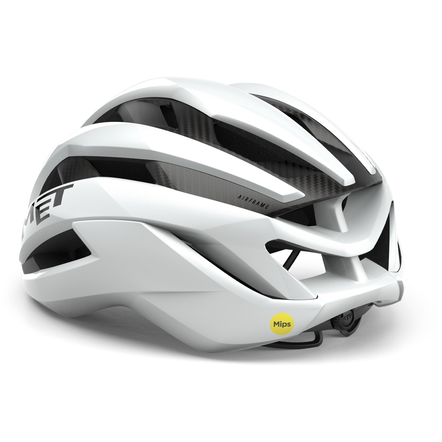 MET Trenta 3K Carbon Fahrradhelm - White/Glossy | BIKE24