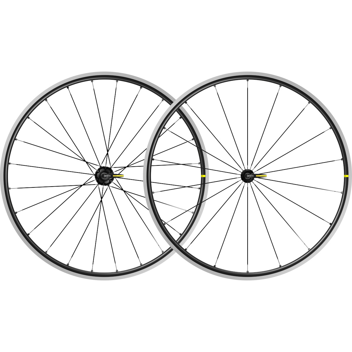 Bild von Mavic Ksyrium S Laufradsatz - 28" | Clincher - QR - HG