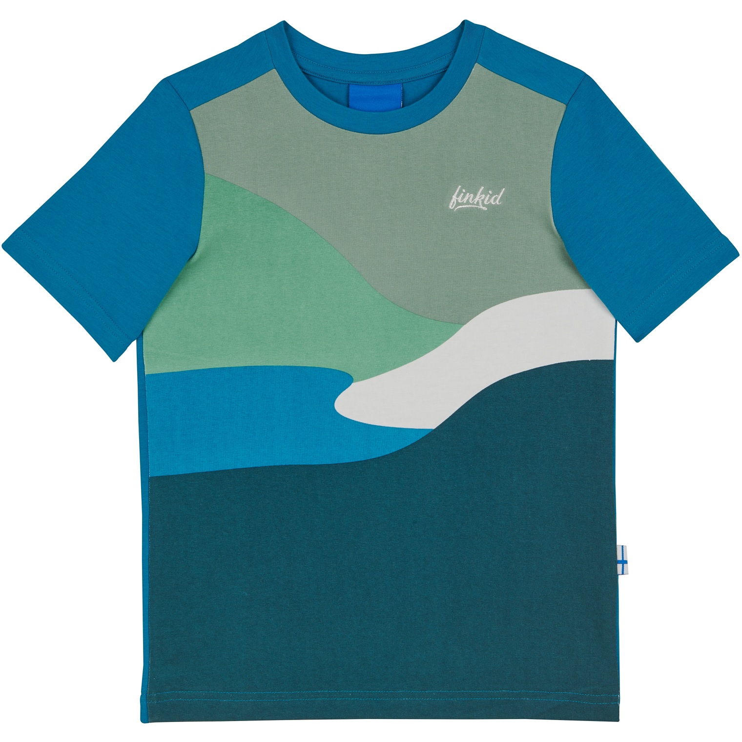 Picture of Finkid TANSSI Kids Jersey T-Shirt - mosaic