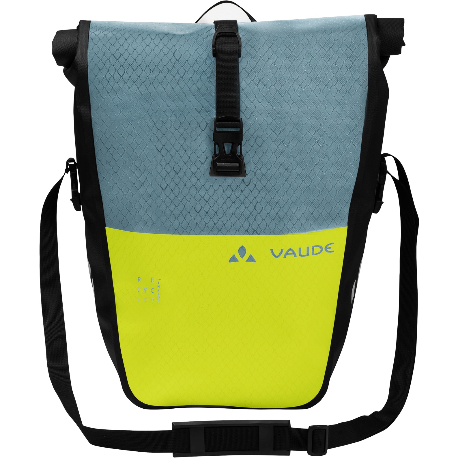Produktbild von Vaude Aqua Back Color Fahrradtasche (rec) (Paar) 2x24L - nordic blue/bright green