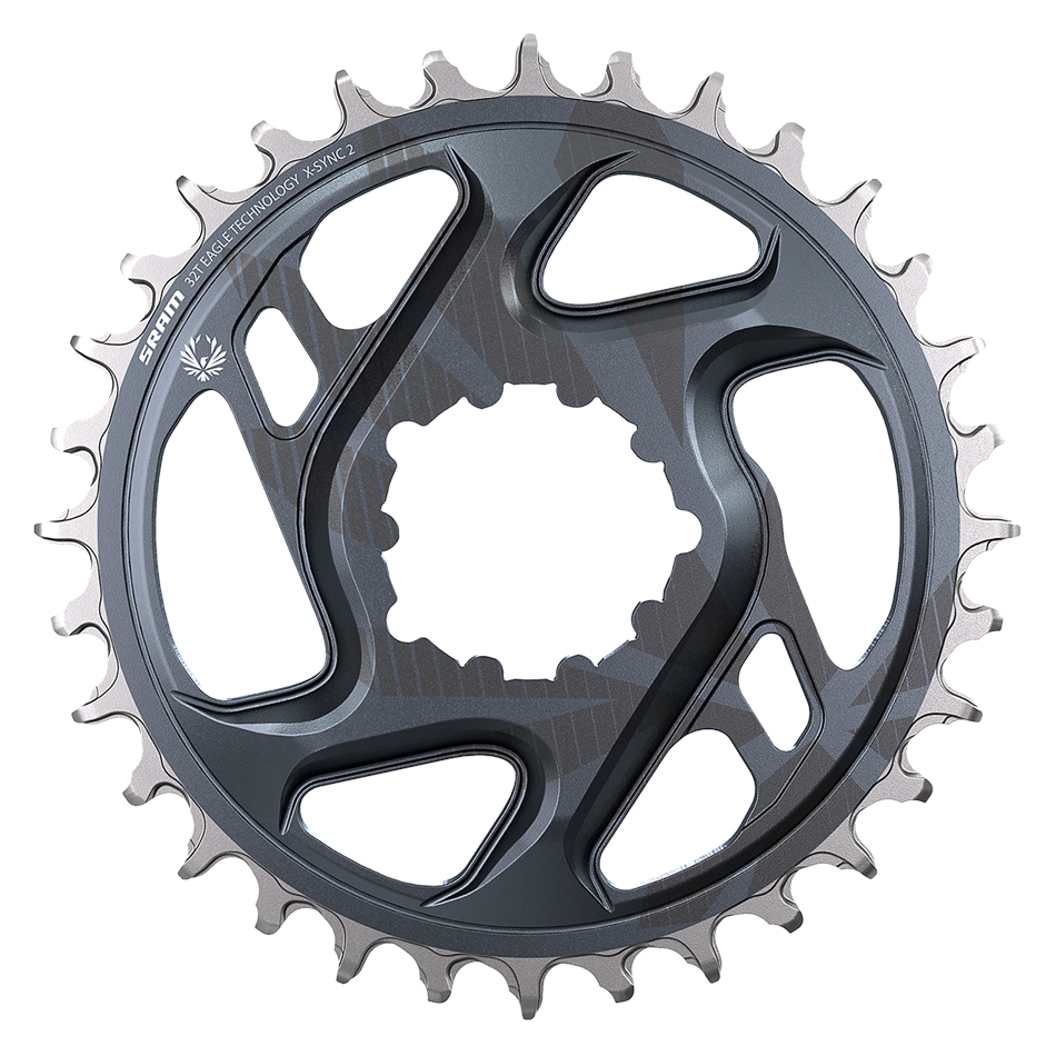 Picture of SRAM GX Eagle Chainring - Direct Mount | X-SYNC 2 | 12-speed | C1 - Offset 6mm | Lunar Grey