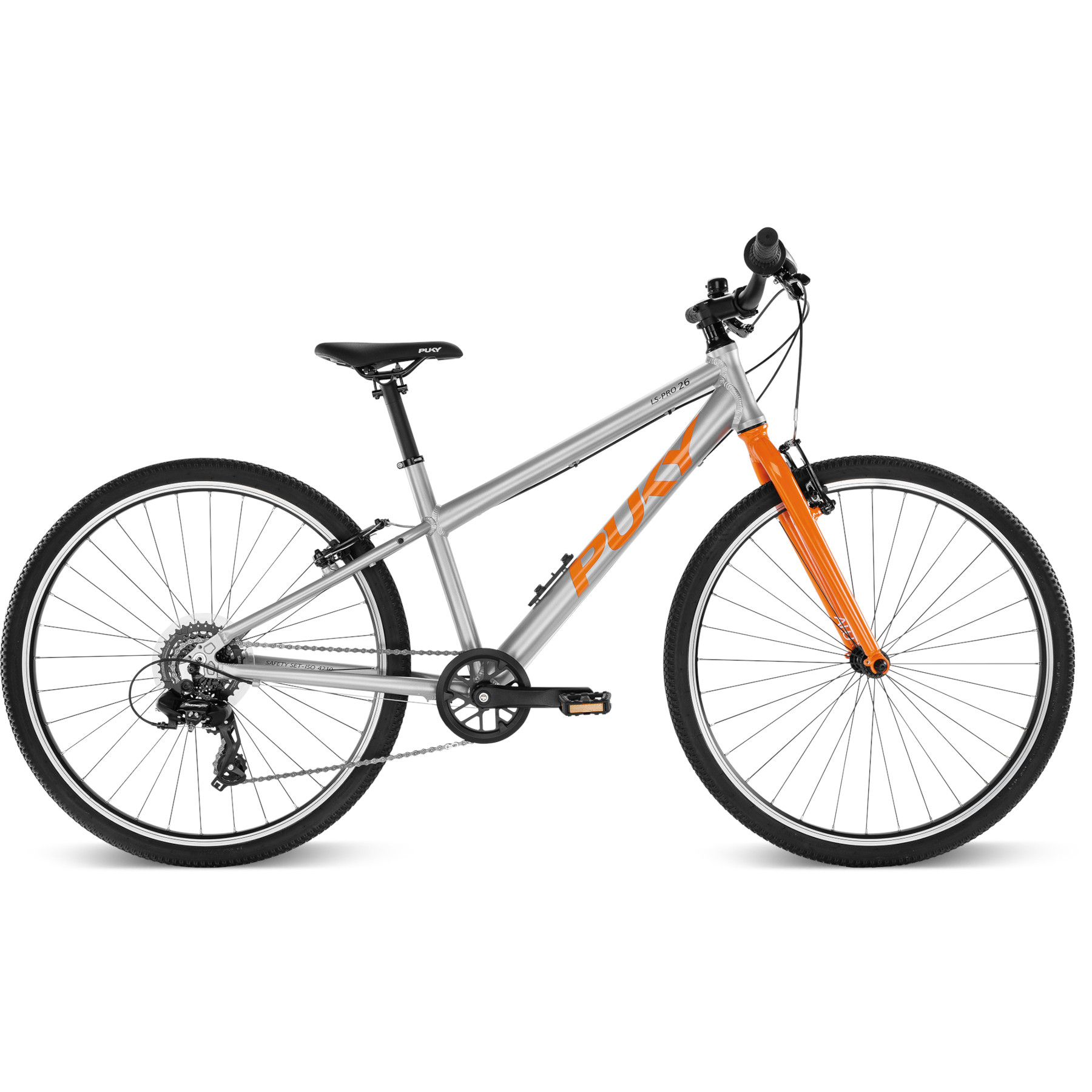 Productfoto van Puky LS-PRO 26-8 Children´s Bike - 26&quot; | 8-Speed - silver/orange