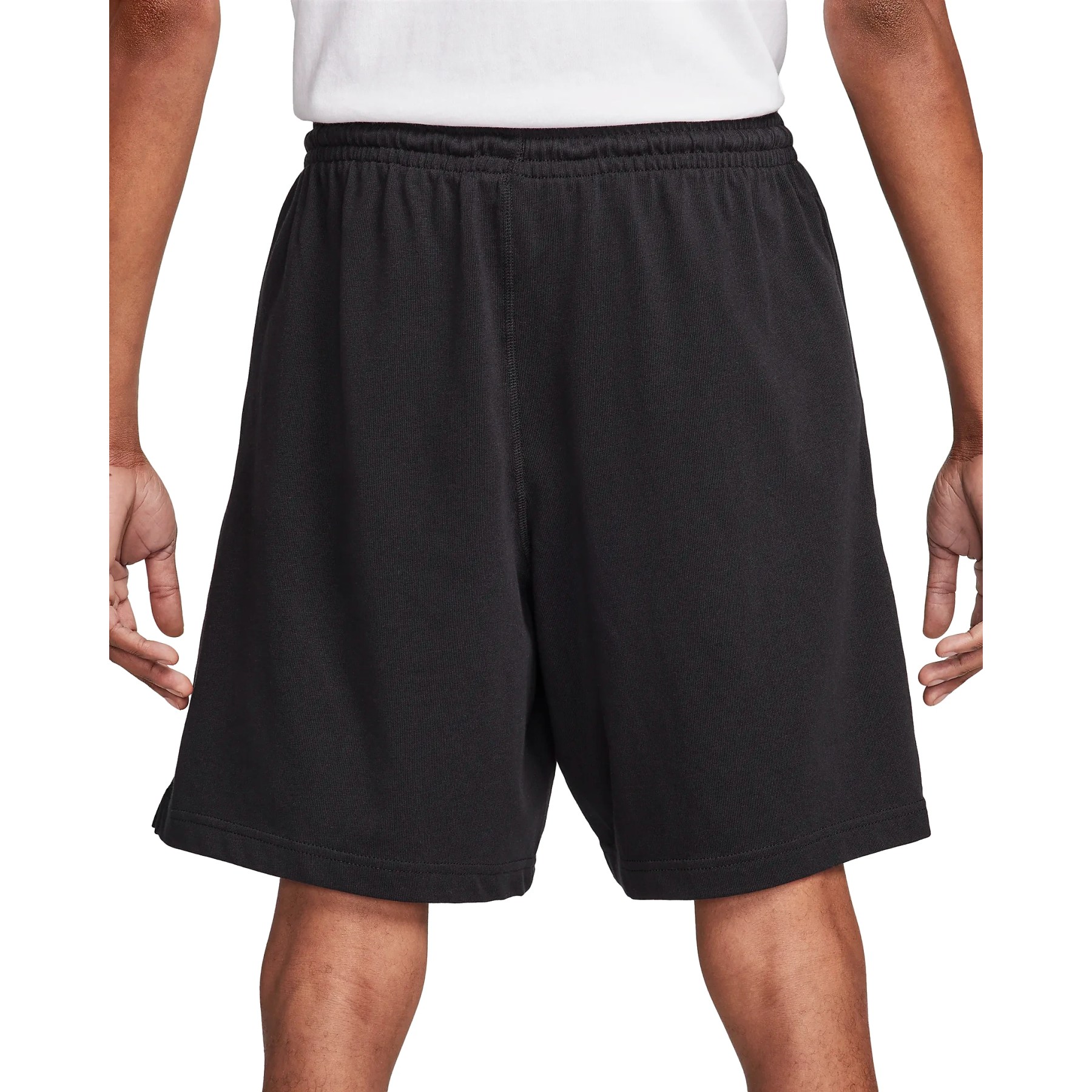 mens black nike sweat shorts