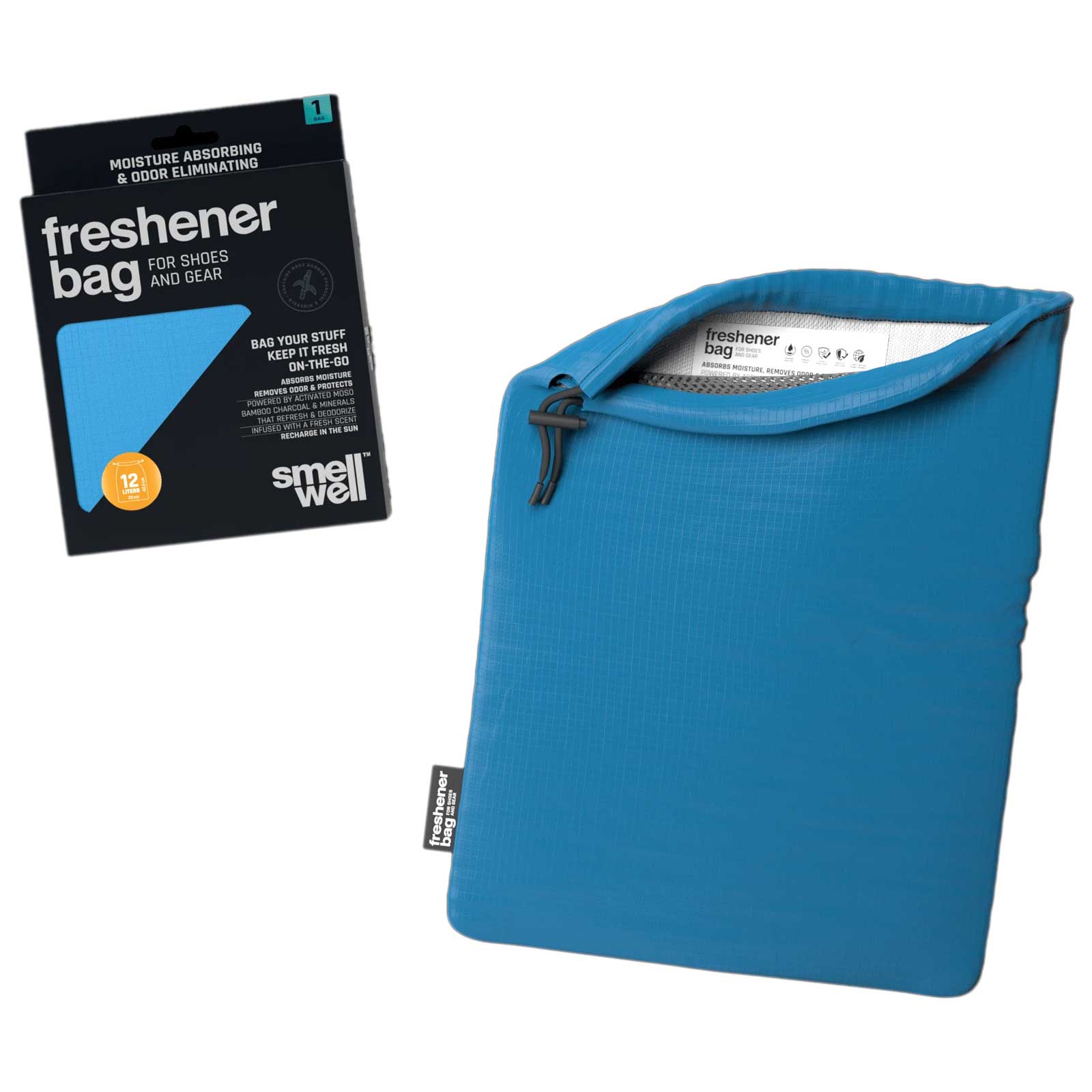 Produktbild von SmellWell Freshener Bag Light - Anti-Odor Turnbeutel - 12L - blau