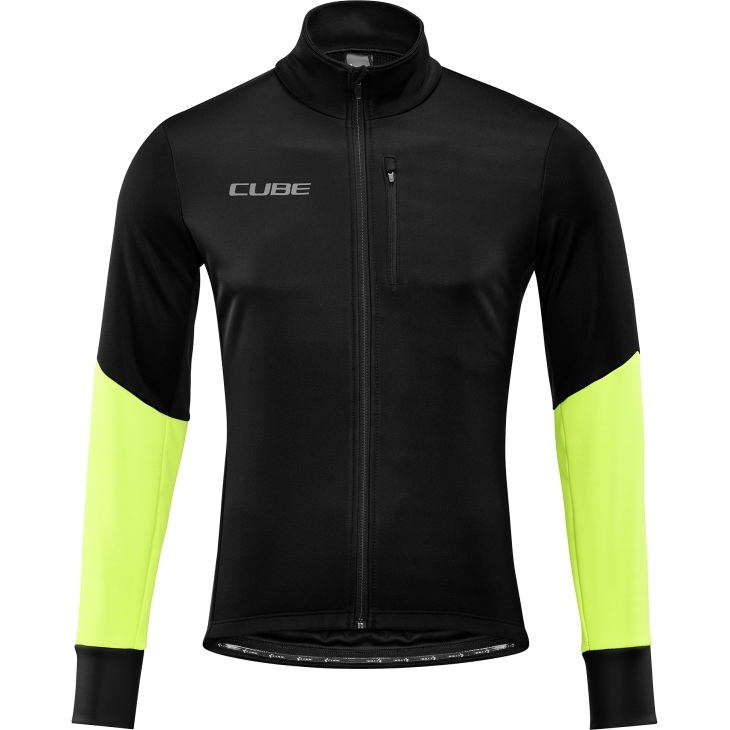 Produktbild von CUBE BLACKLINE Softshelljacke Safety - black´n´neon yellow