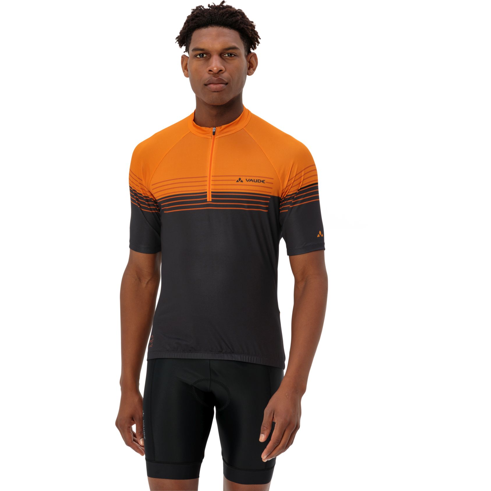 Produktbild von Vaude Posta II Half Zip Kurzarmtrikot Herren - schwarz