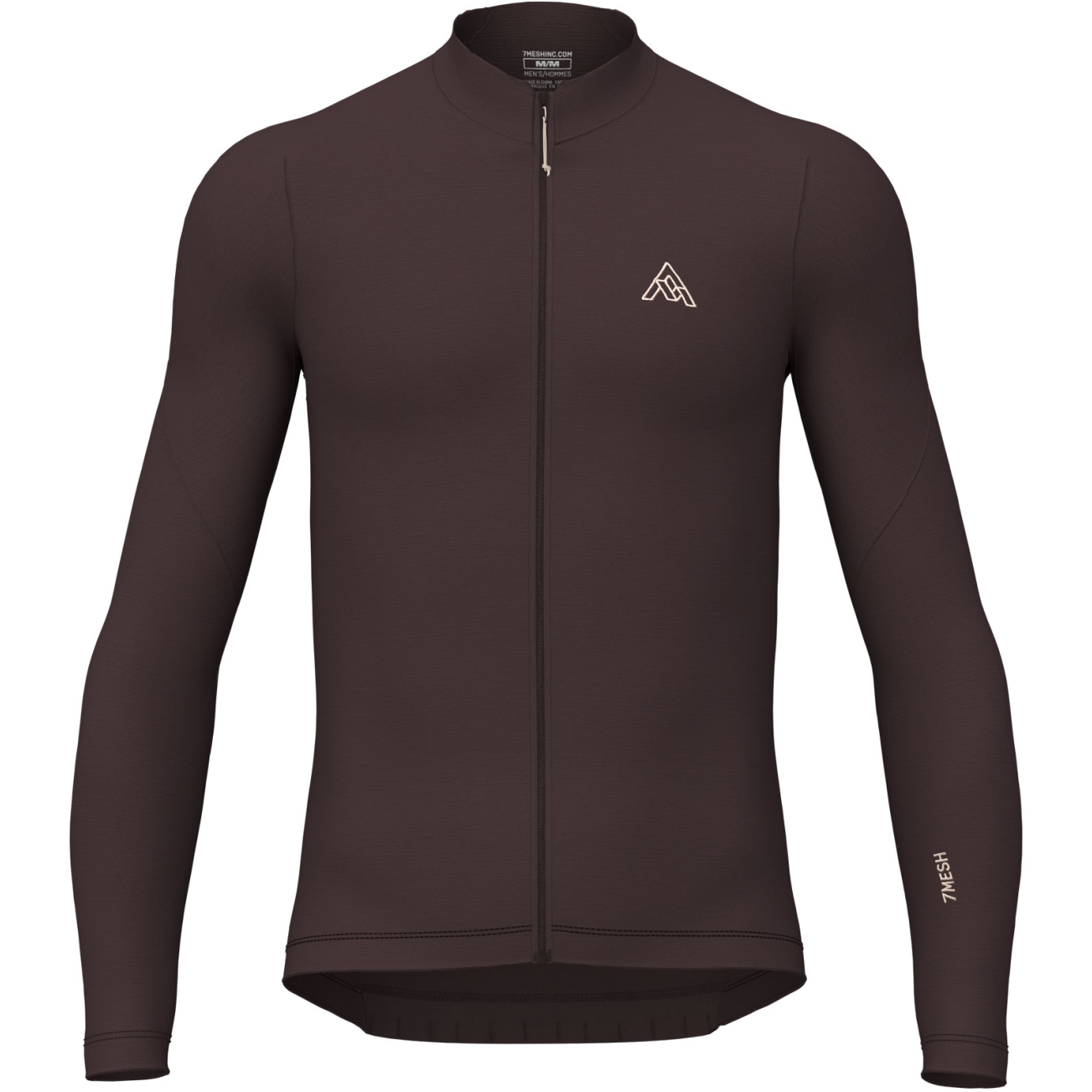 Bild von 7mesh Ashlu Merino Langarmtrikot Herren - Dark Chocolate