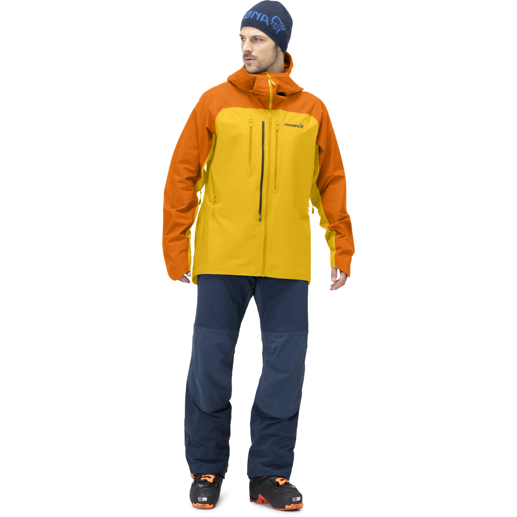 Norrona lyngen Gore-Tex Jacket Men - Orange Popsicle/Lemon Chrome