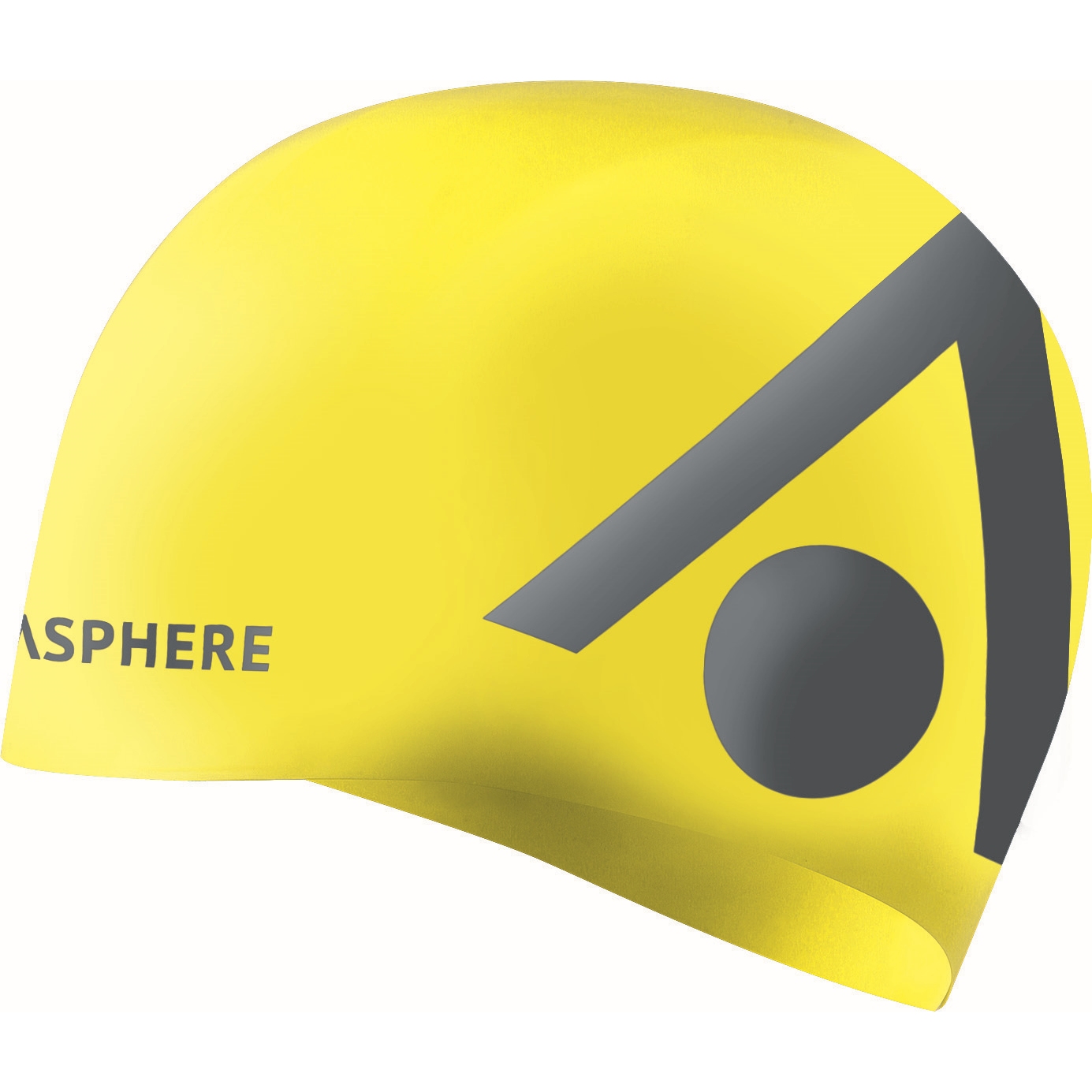 Picture of AQUASPHERE Tri Swim Cap - Bright Yellow/Grey