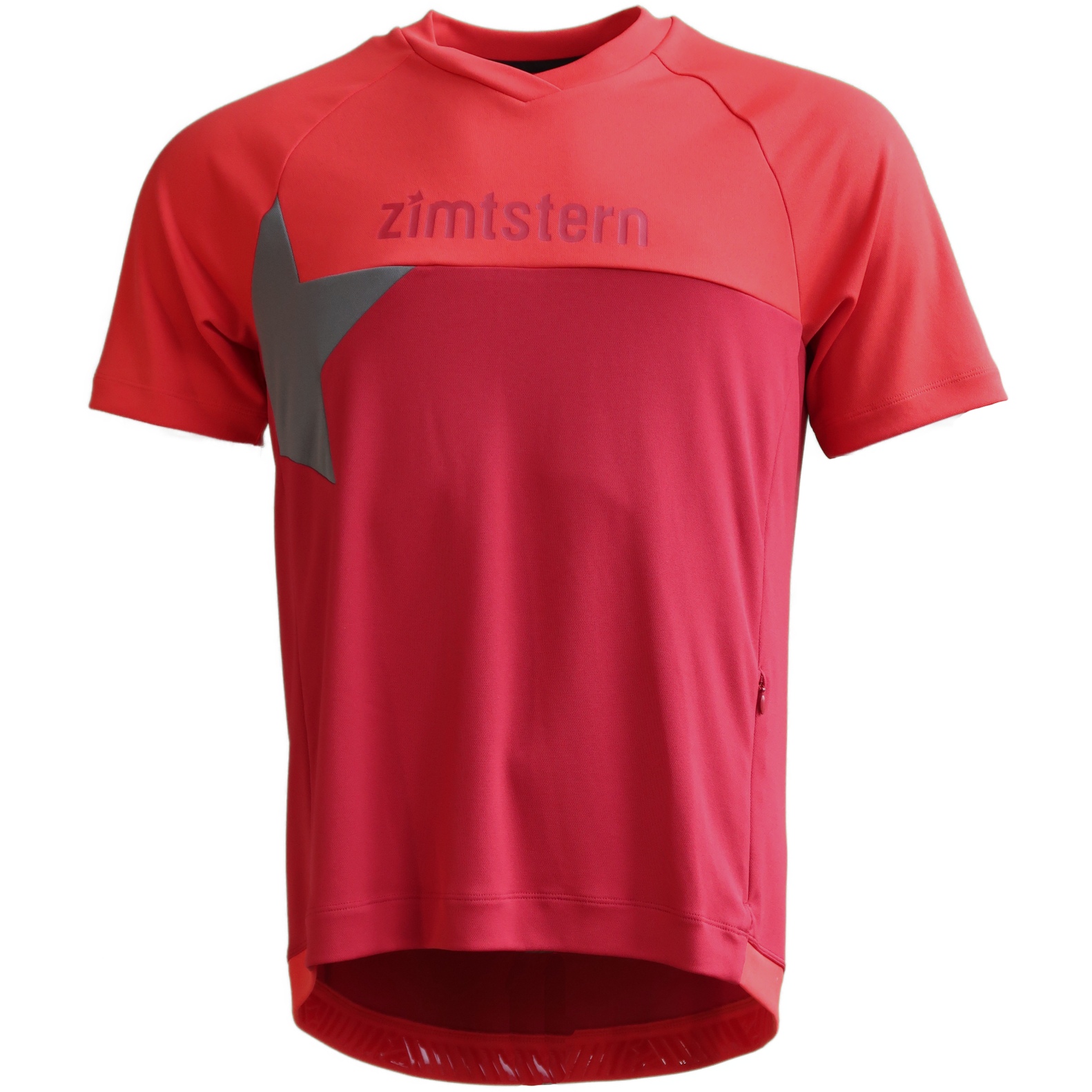 Productfoto van Zimtstern Bulletz MTB Shirt met Korte Mouwen - jester red/cyber red