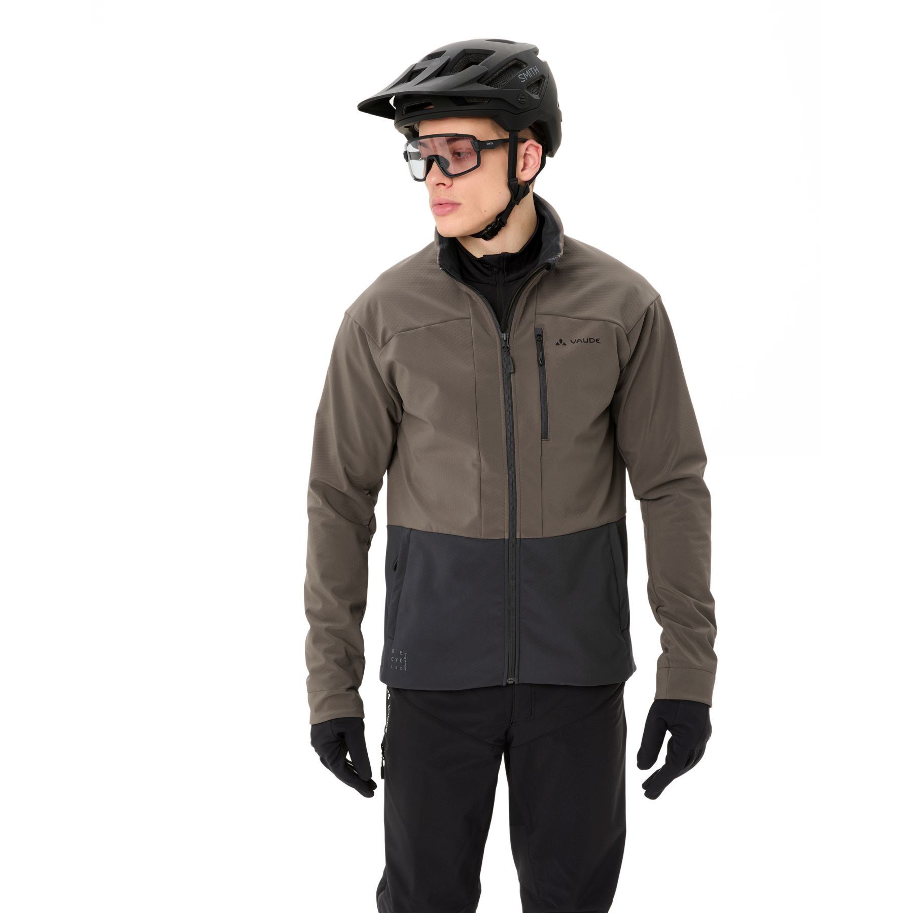 VAUDE QIMSA 防風・防水 ソフトシェルサイクルジャケット M フード Vaude Qimsa Pro Softshell Jacket Men - deer brown | BIKE24