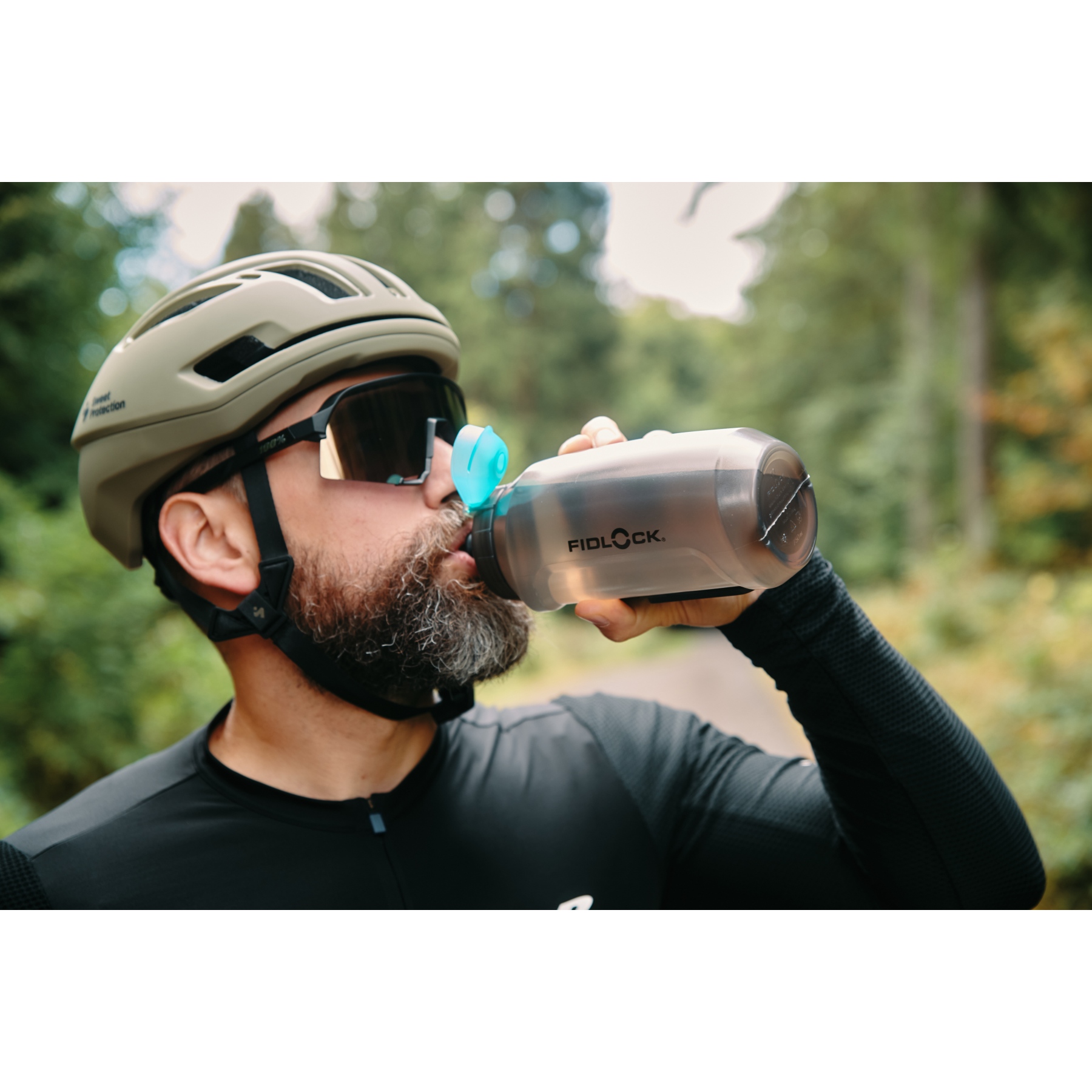 Fidlock Bottle Twist Set 450ml Bike Base Mount - black