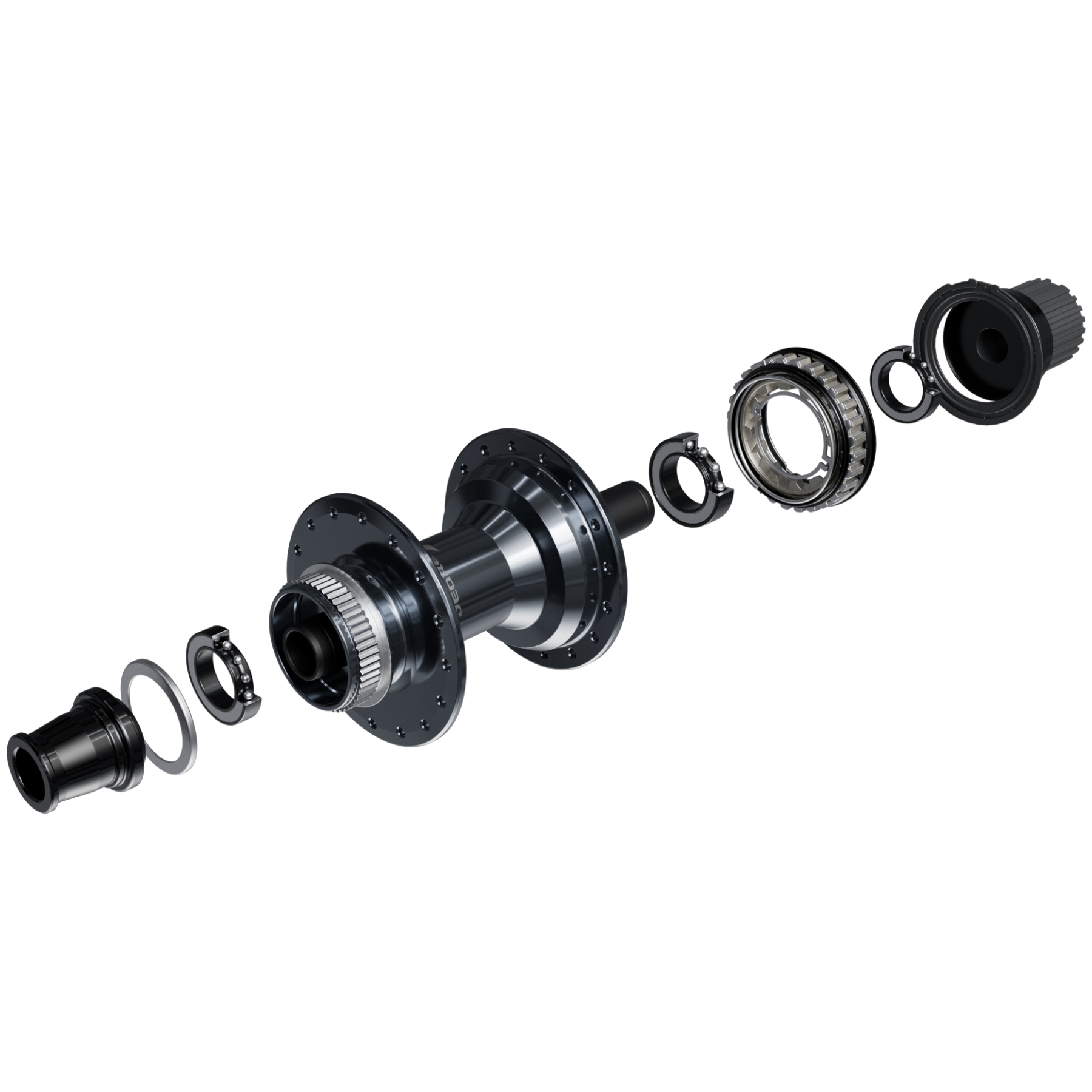 Micro Spline Deore Hub Bearings Shimano Deore XT FH-M8210-B Rear